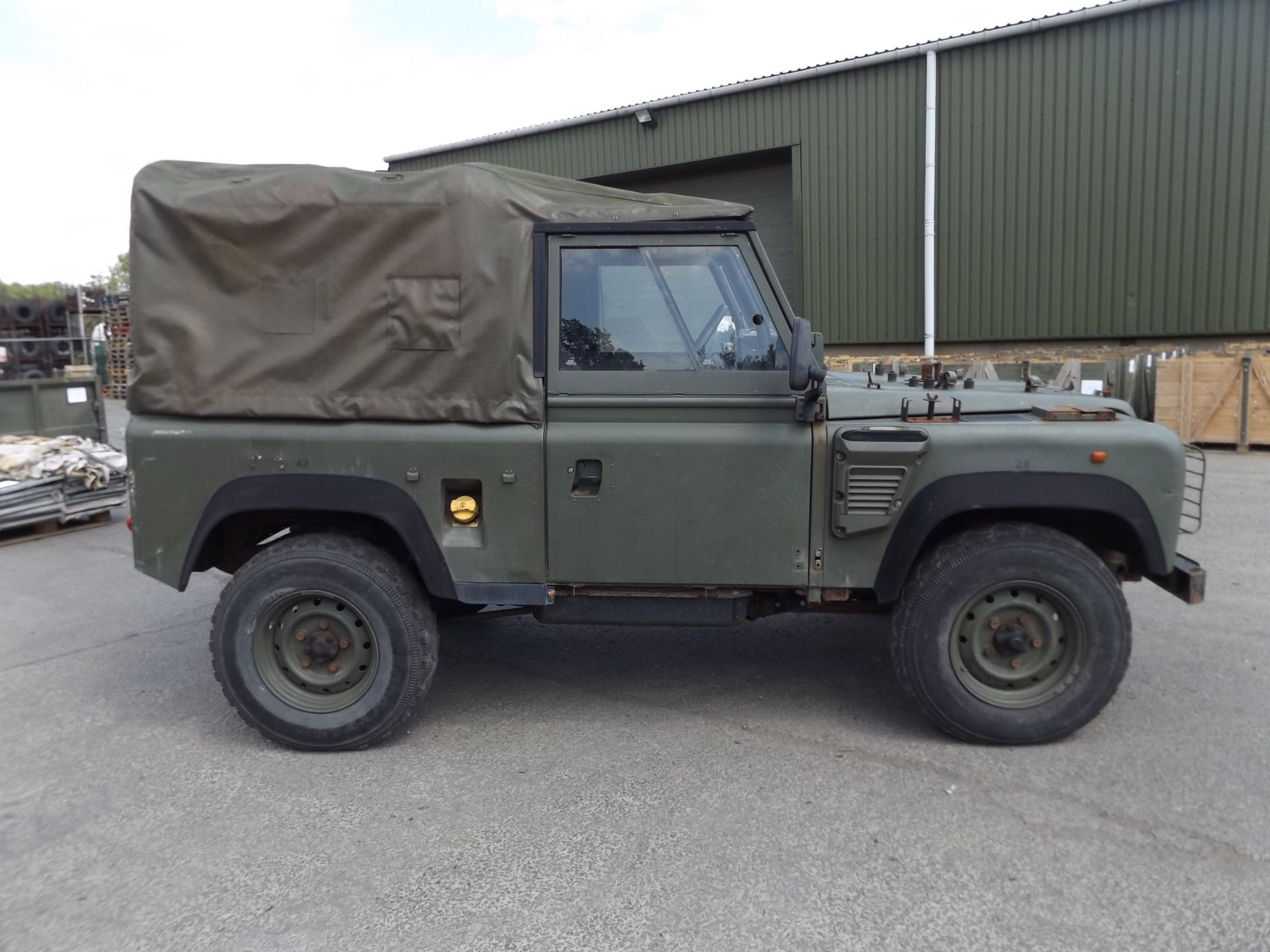 Military Specification Land Rover Wolf 90 Soft Top with Remus upgrade - Image 9 of 19