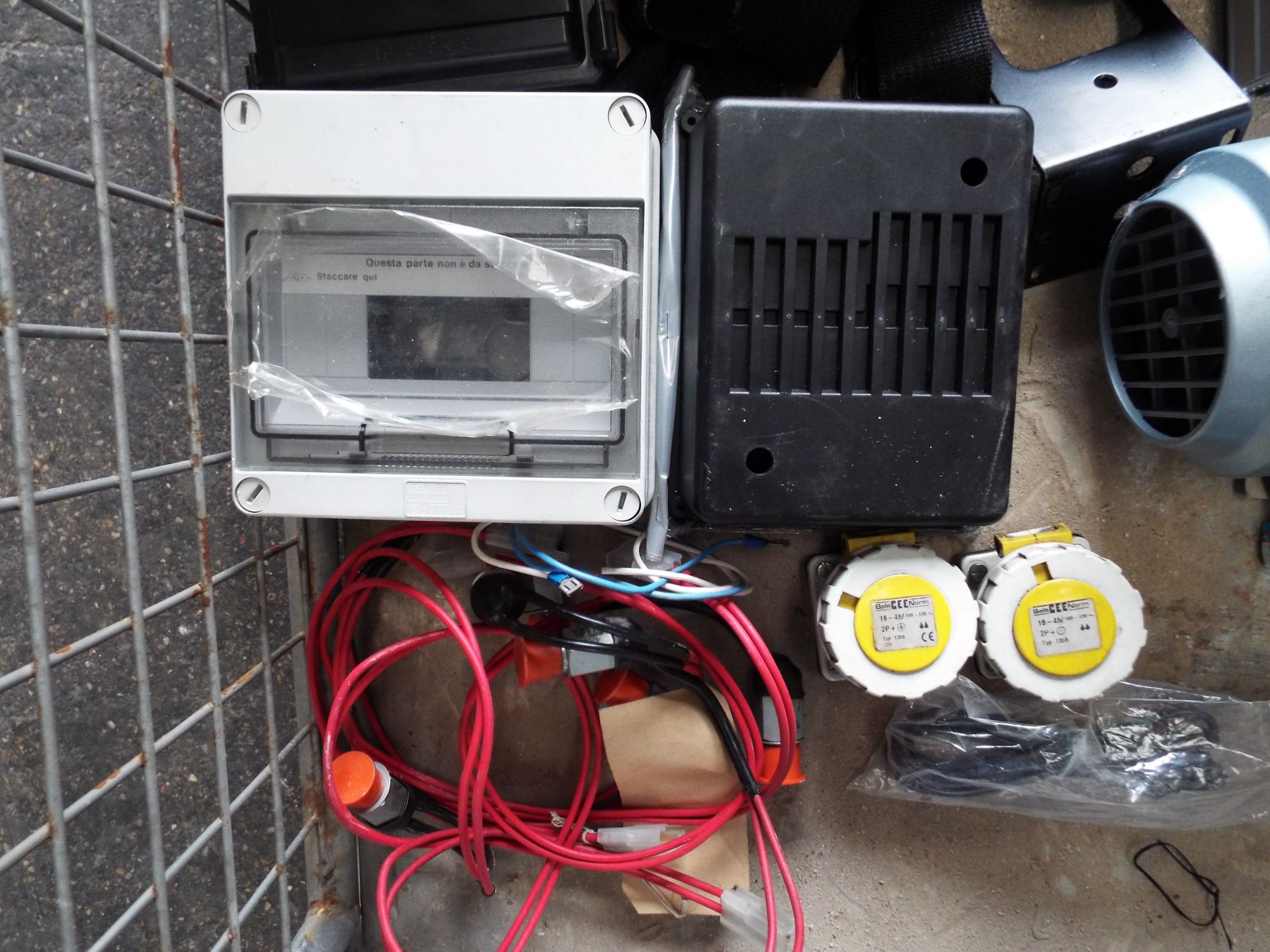 Mixed Stillage containing Compressor, Battery Chargers, Relays, Speakers etc etc - Image 4 of 16