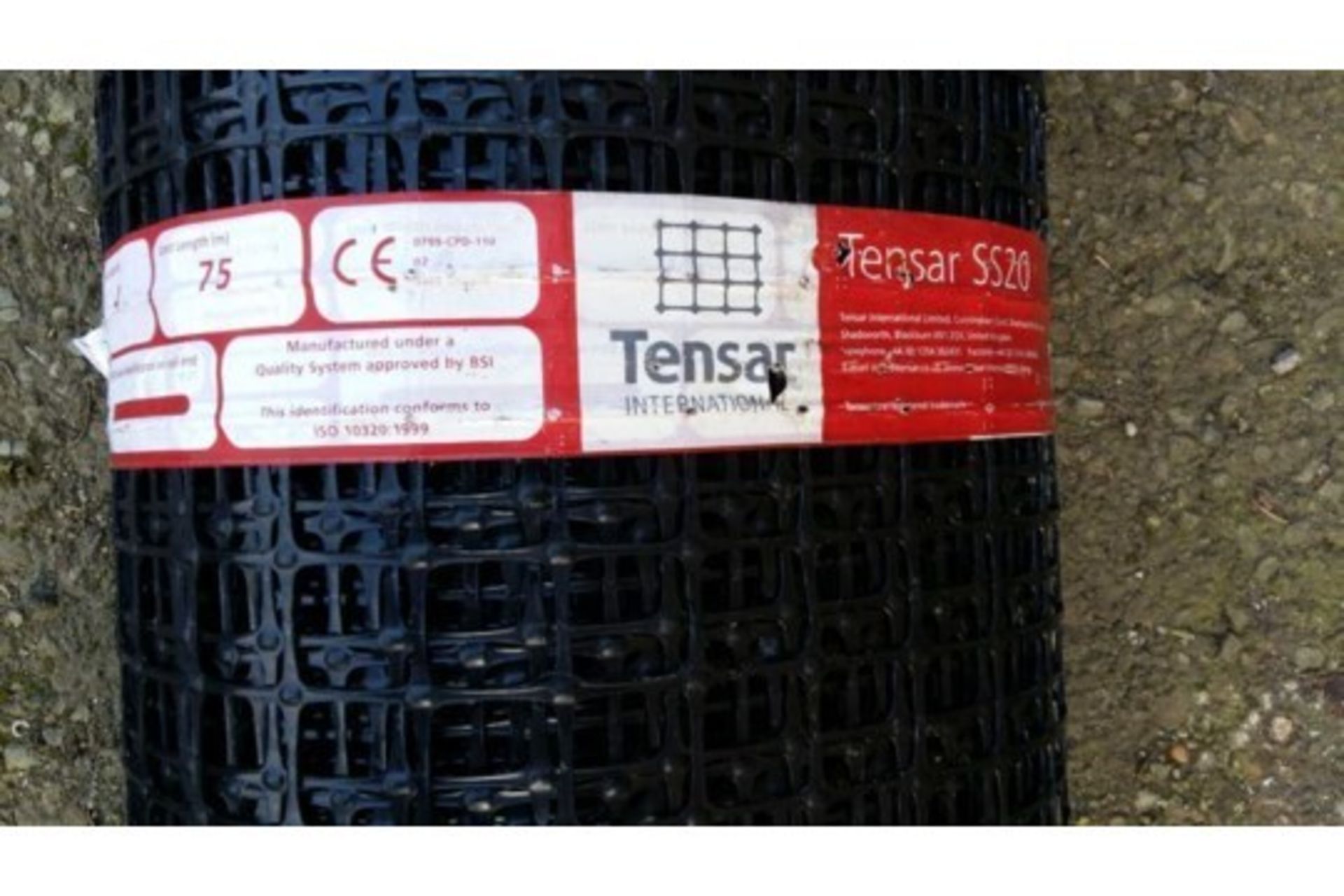 5 x UNISSUED Tensar SS20 Geogrid Ground Foundation Reinforcement Roll 4m x 75m - Image 5 of 7
