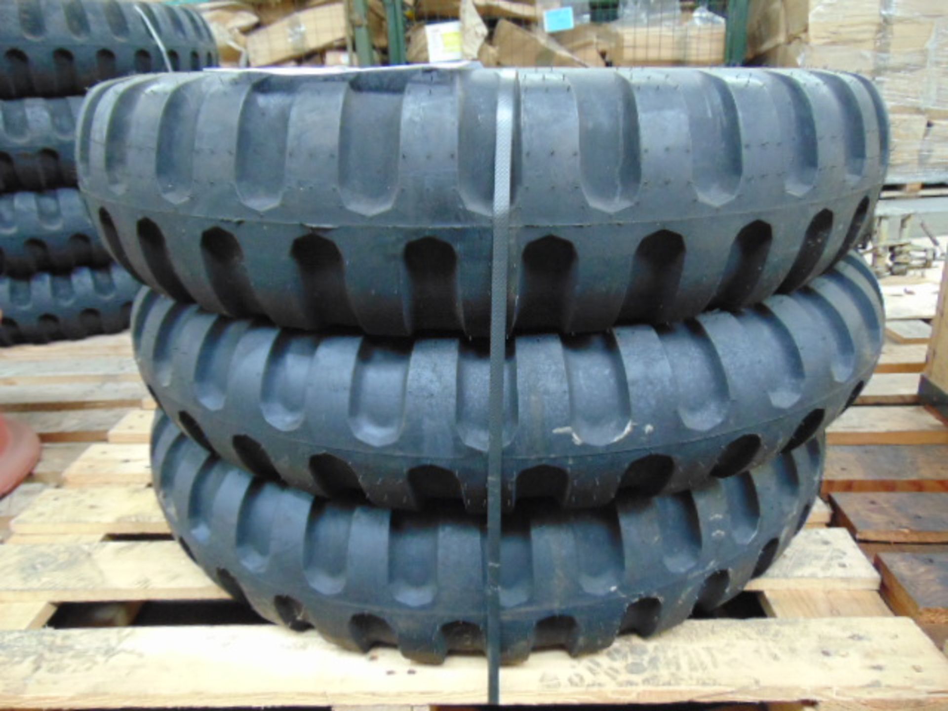 Very Rare Ex Reserve 3 x New OId Stock DUKW Denman 11.00-18 NHS Bar Grip Tyres - Image 2 of 6