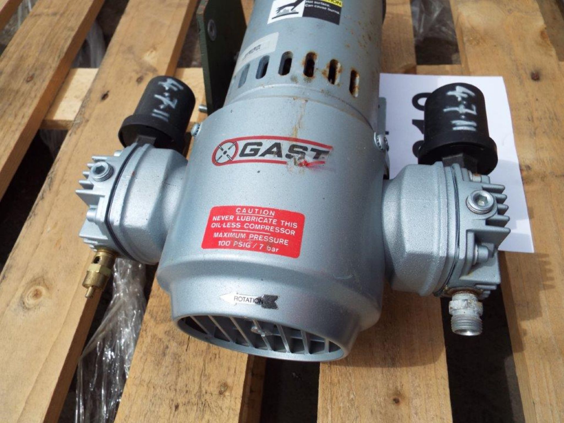 Gast 24V Compressor - Image 2 of 4