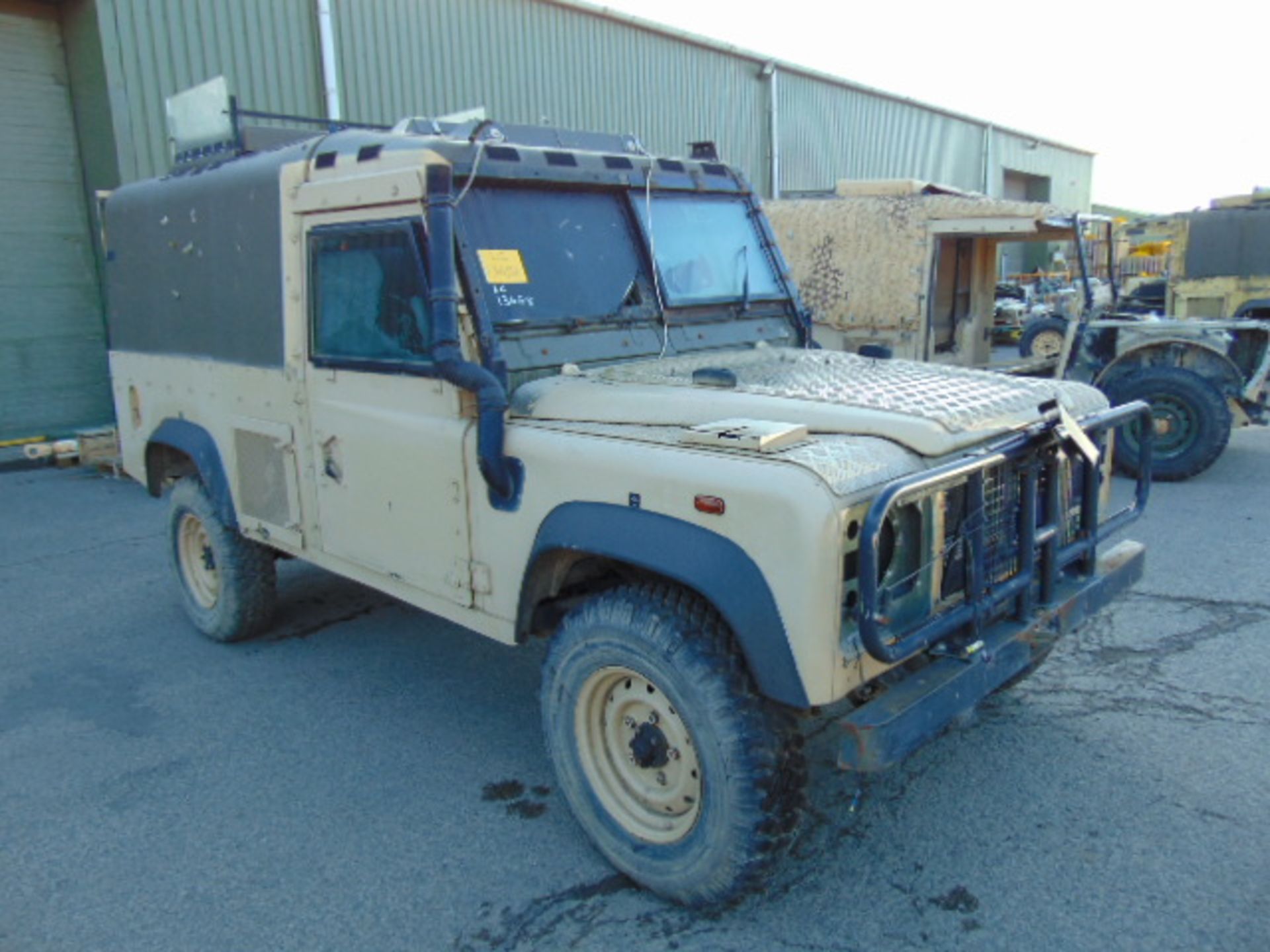 Very Rare Direct from Service Unmanned Landrover 110 300TDi Panama Snatch-2A