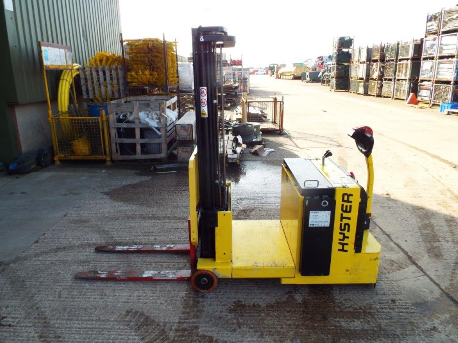 Hyster S1.2C Electric Counterbalanced Pedestrian Stacker - ONLY 24.6 hours! - Image 5 of 25