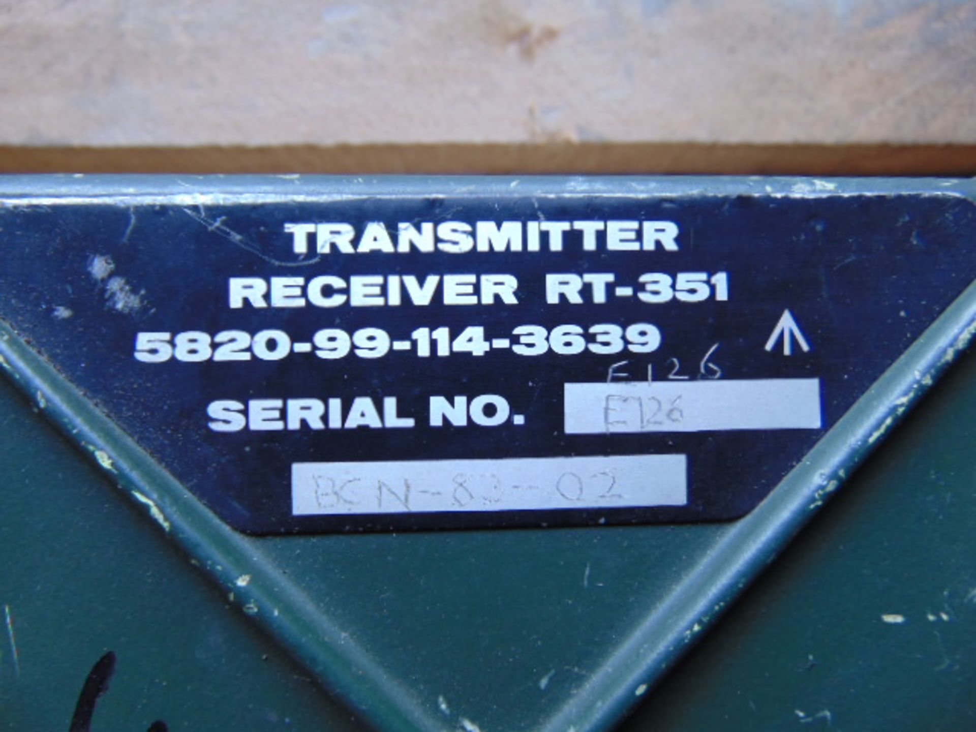4 x Clansman RT- 351 Transmitter Receivers - Image 8 of 9