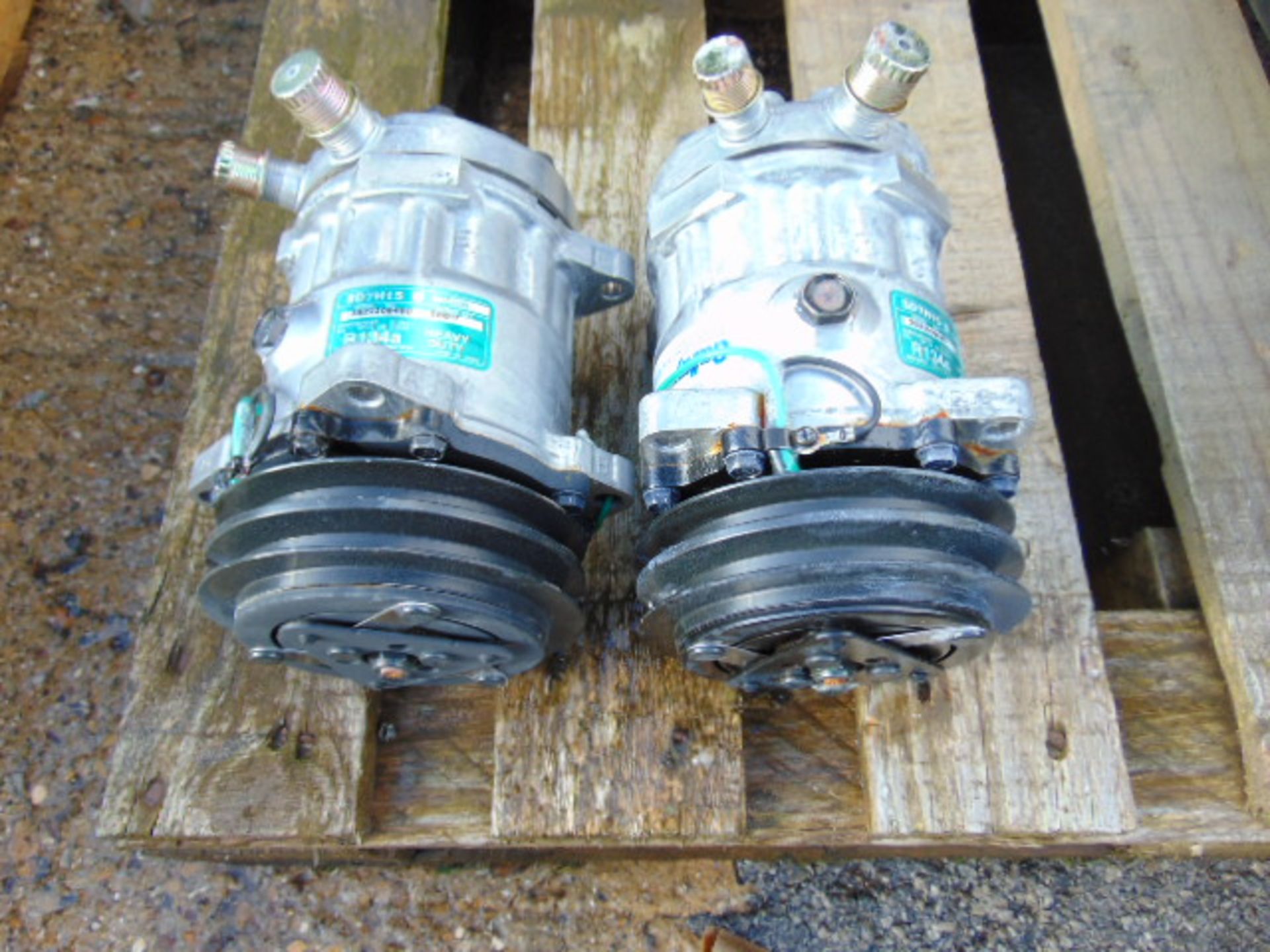 2 x Sanden SD7H15 Air Conditioning Compressor Unused