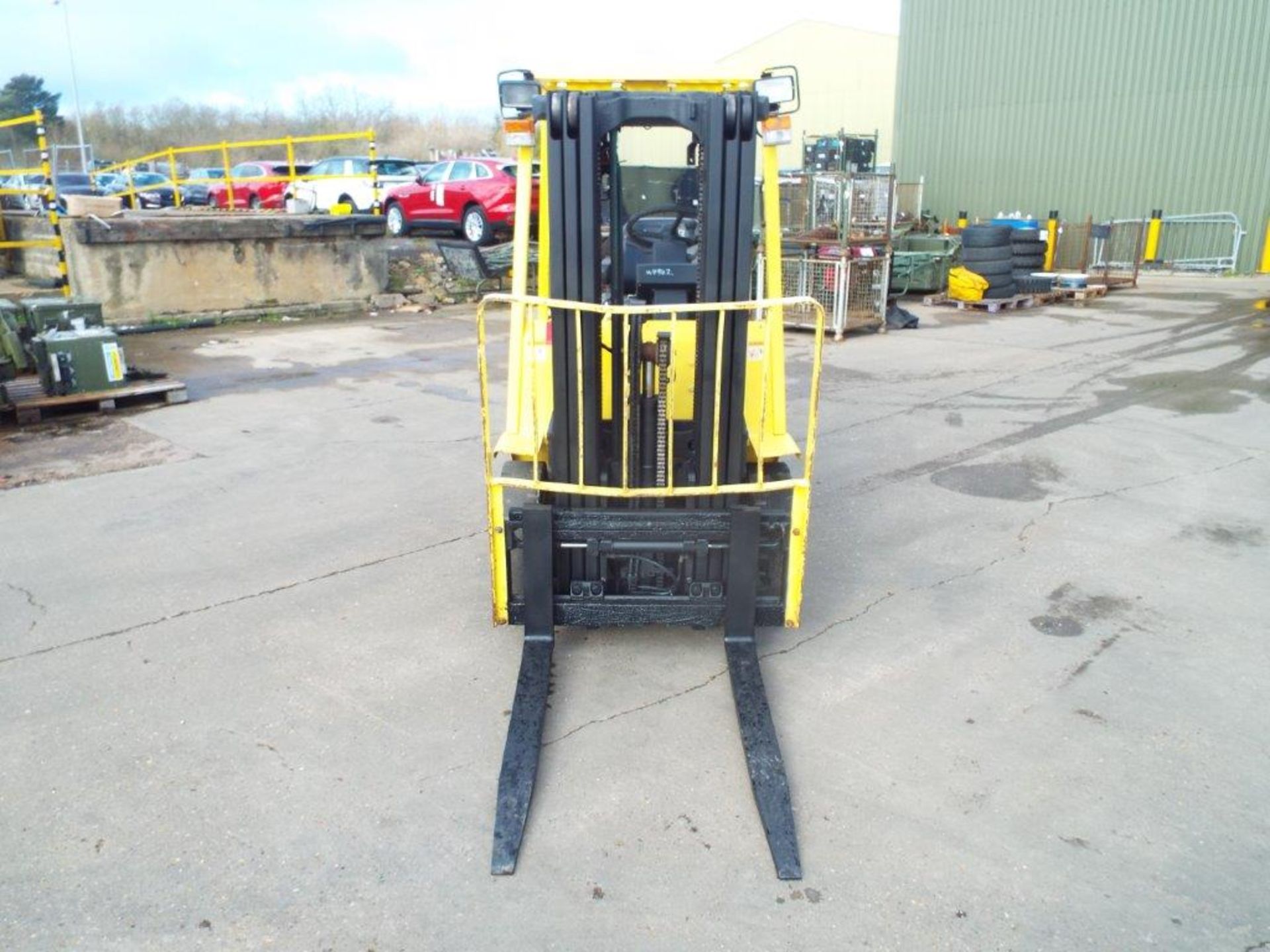 Container Spec Hyster H2.50XM Counter Balance Diesel Forklift C/W Side Shift & Full 3 Lift Mast - Bild 3 aus 28