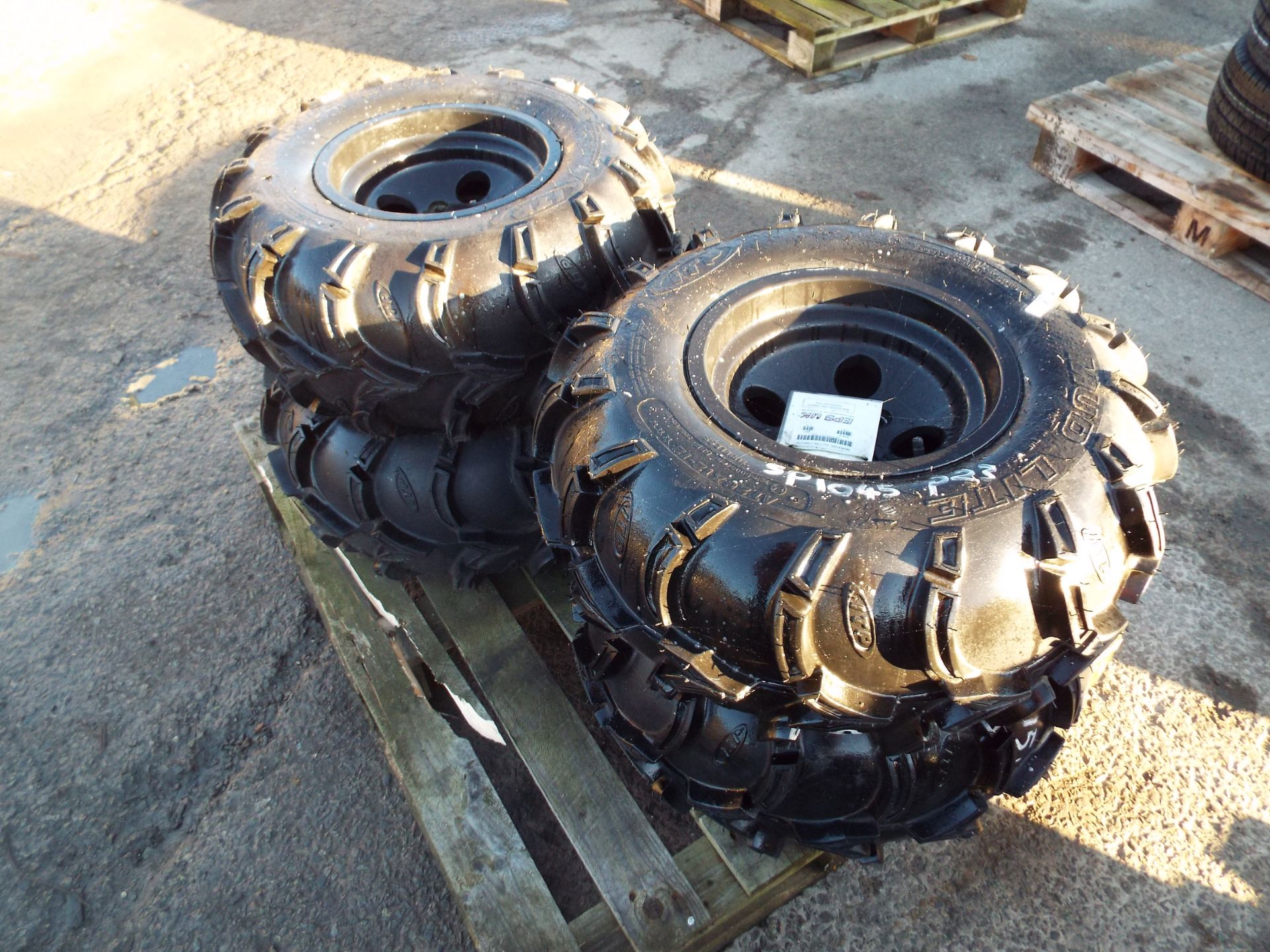 4 x ITP Mud Lite AT26x12-12 ATV/Quad Tyres with Rims