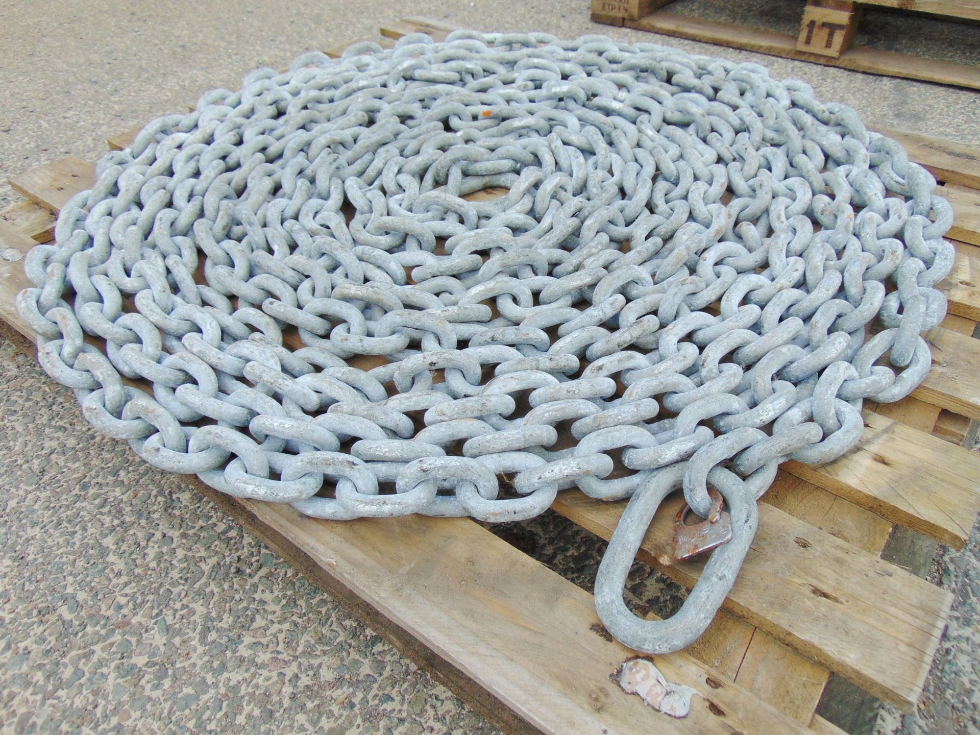 20m Galvanised Mooring Chain Assy - Image 2 of 7