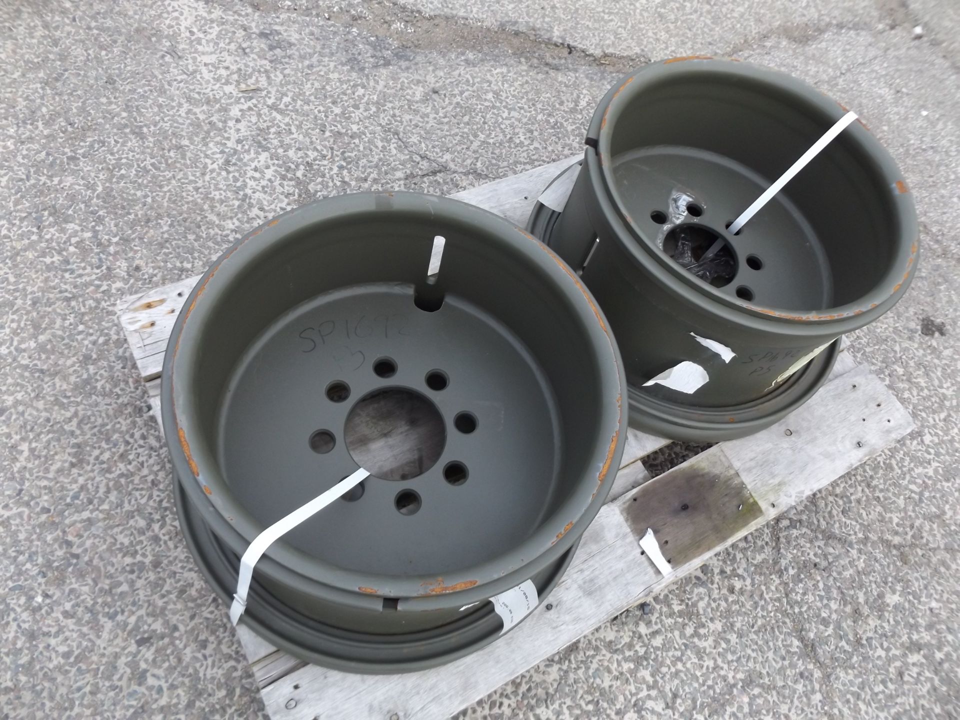 2 x JCB 410 Wheel Rims