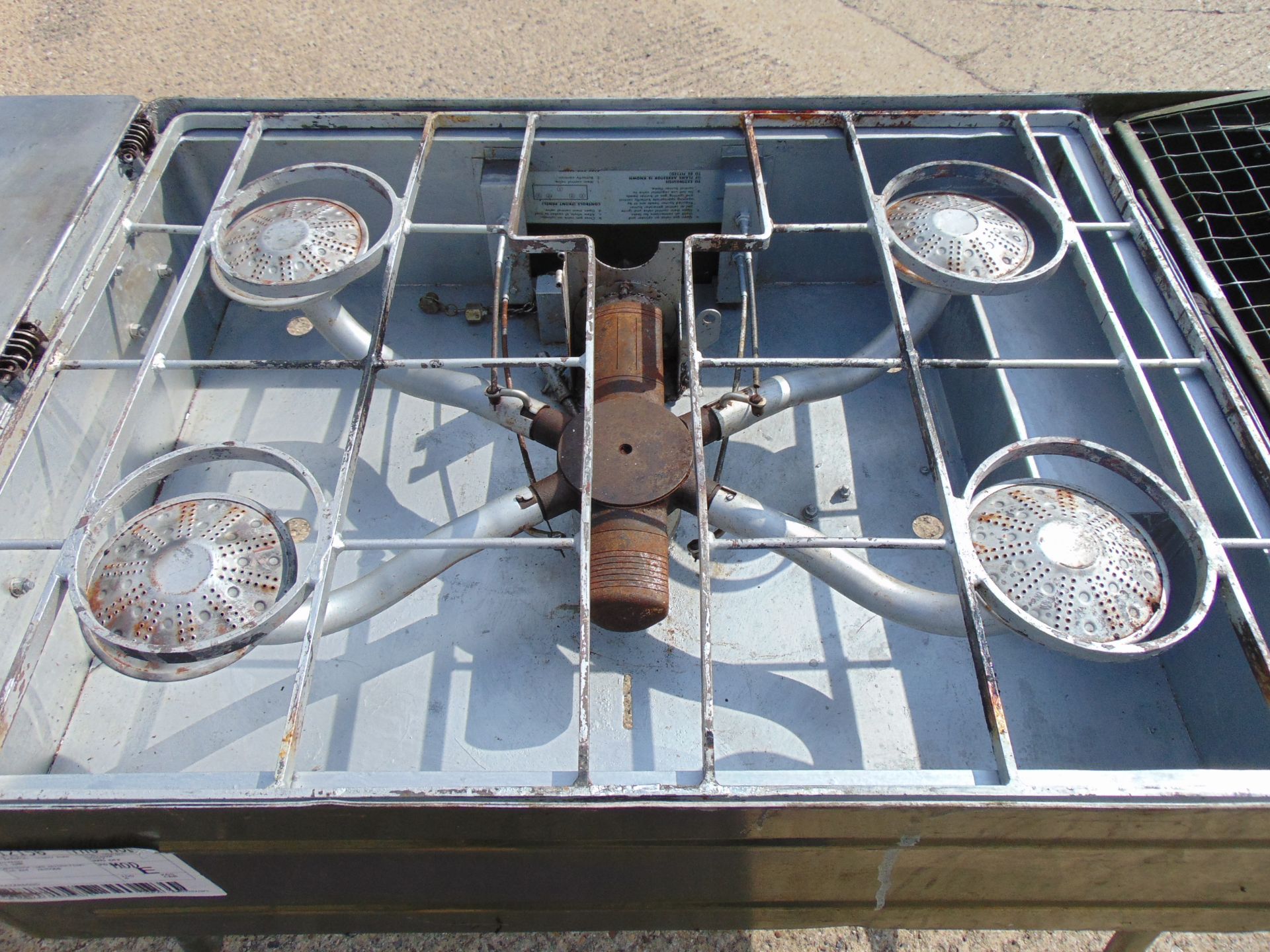 Field Kitchen No5 4 Burner Propane Cooking Stove - Image 3 of 9