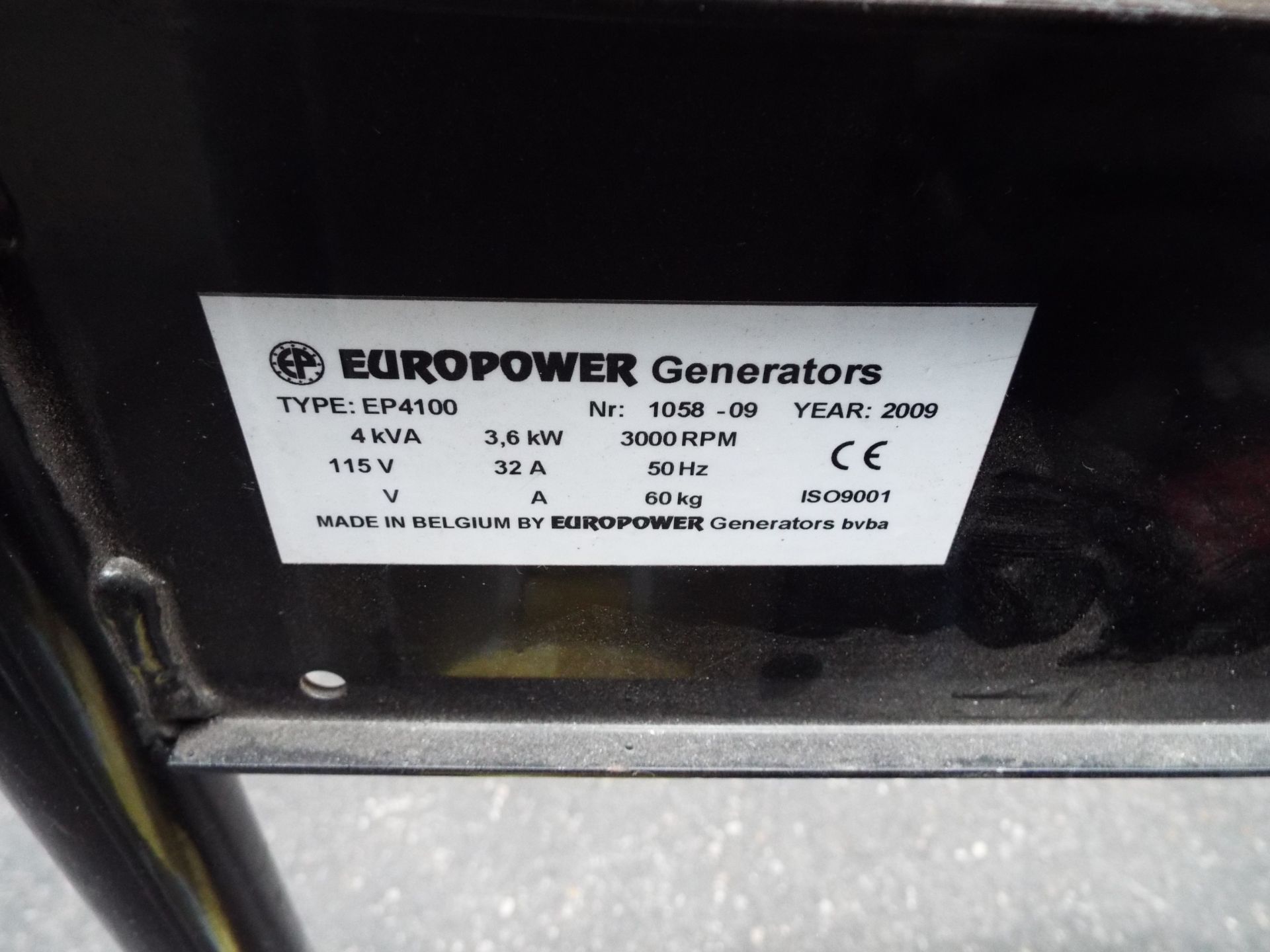 Europower 4 kVA, 115V Petrol Generator - Image 10 of 10