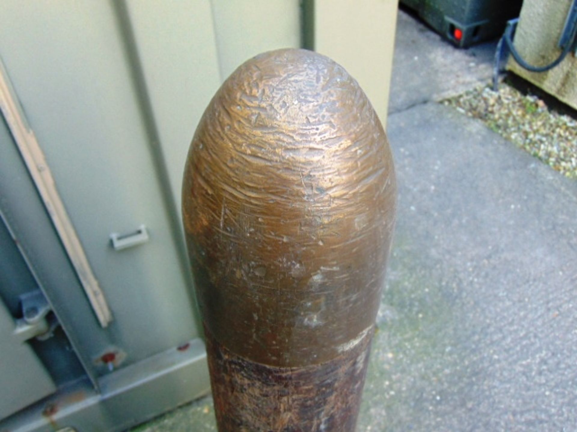 Extremely Rare Wombat Anti-Tank Shell (Drill Round) - Image 2 of 5