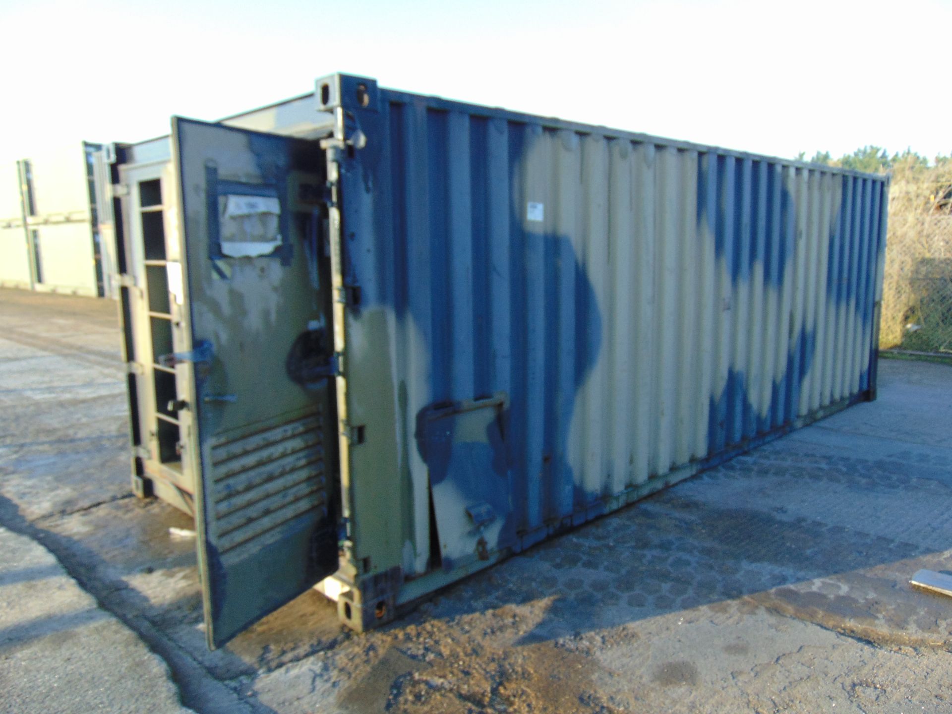 20ft ISO Shipping Container complete with fitted internal roller racking storage system - Image 2 of 11