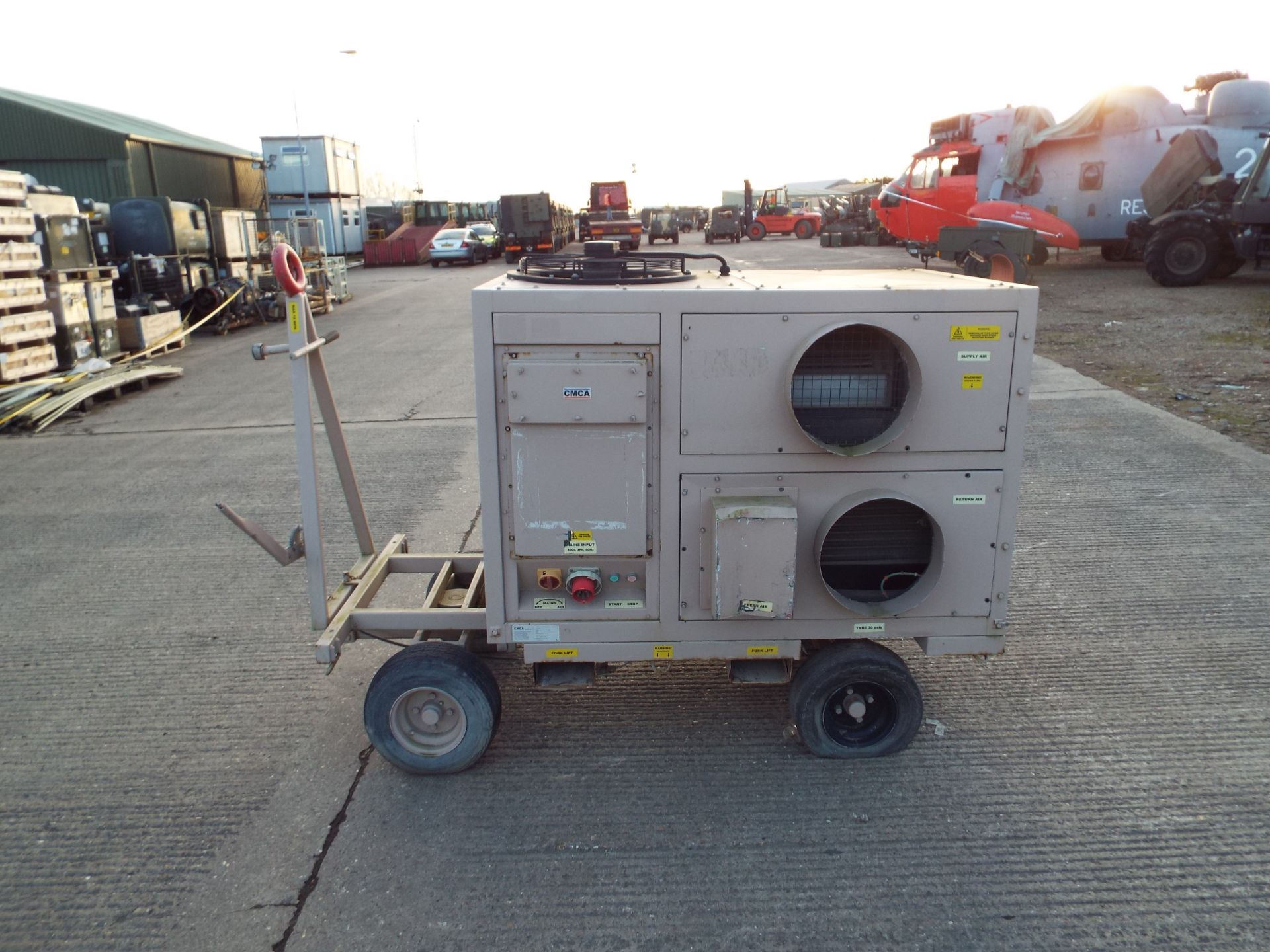 Trailer Mounted CMCA C120-S Ruggedised Air Conditioning Unit