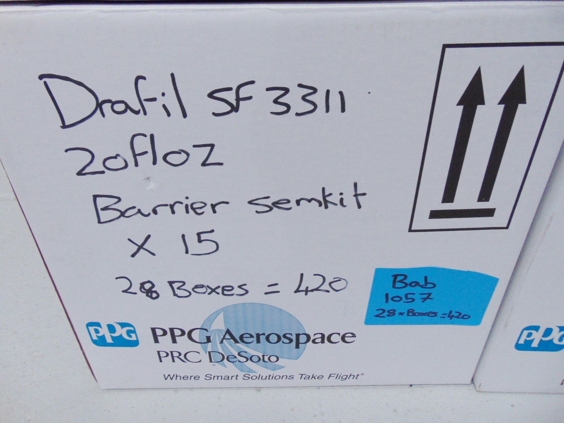 Approx 420 x Unissued PPG Aerospace Drafil SF3311 20fl oz Barrier Semkits - Image 6 of 6