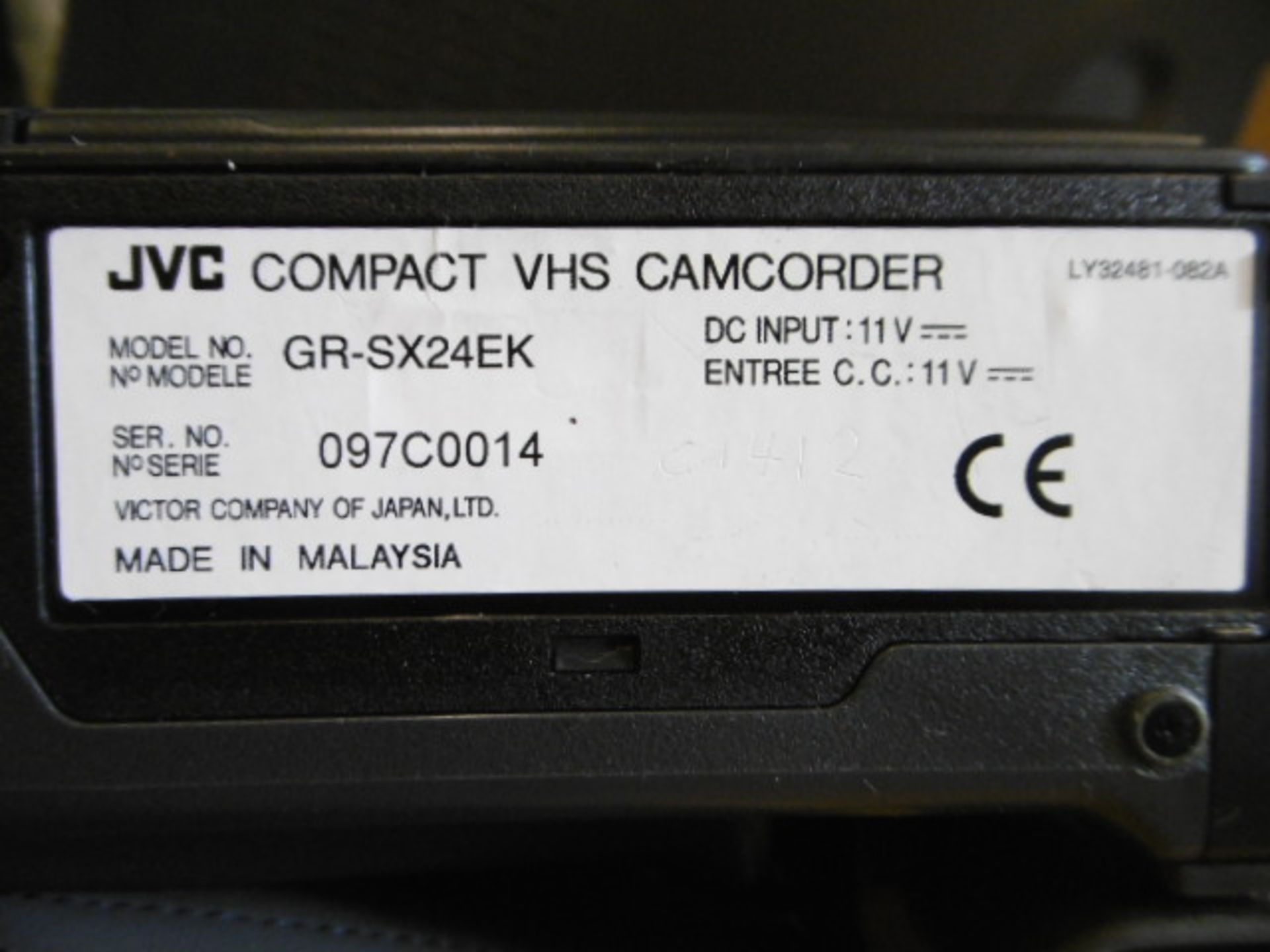 JVC GR-SX24EK Compact Camcorder - Image 6 of 8