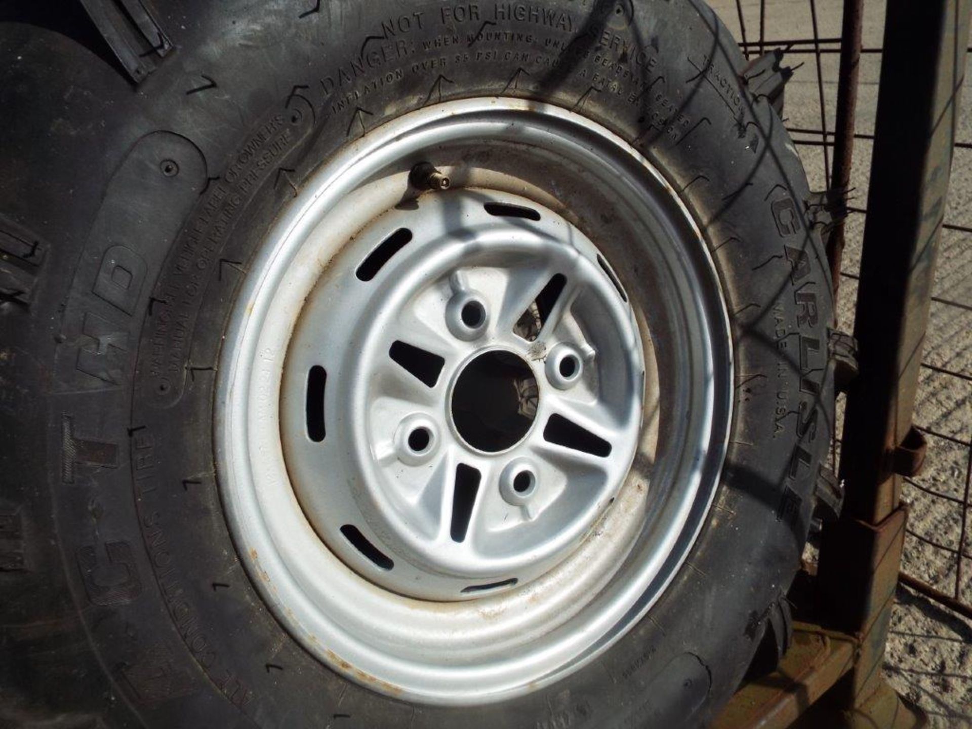 6 x Carlisle ACT 25x11R12 and 2 x 25x8R12 ATV Tyres on Rims - Image 6 of 16