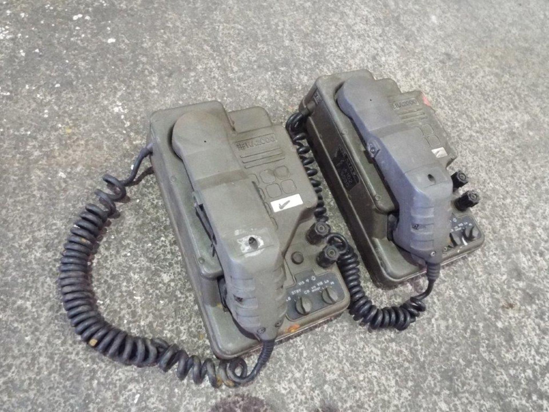 2 x Racal RA2000 Field Telephones