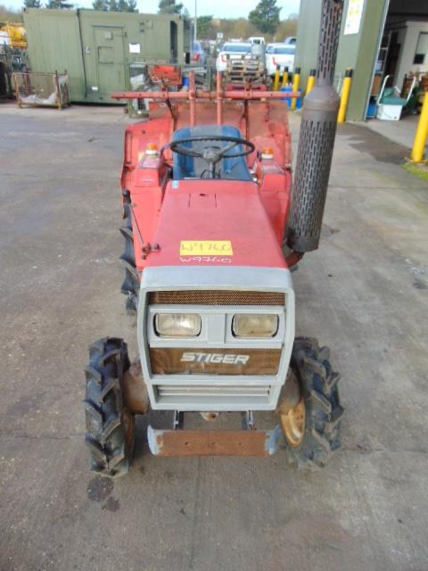Shibaura SL1543 4WD Compact Tractor c/w RV2123 Rotovator 1578 hrs only - Image 9 of 16
