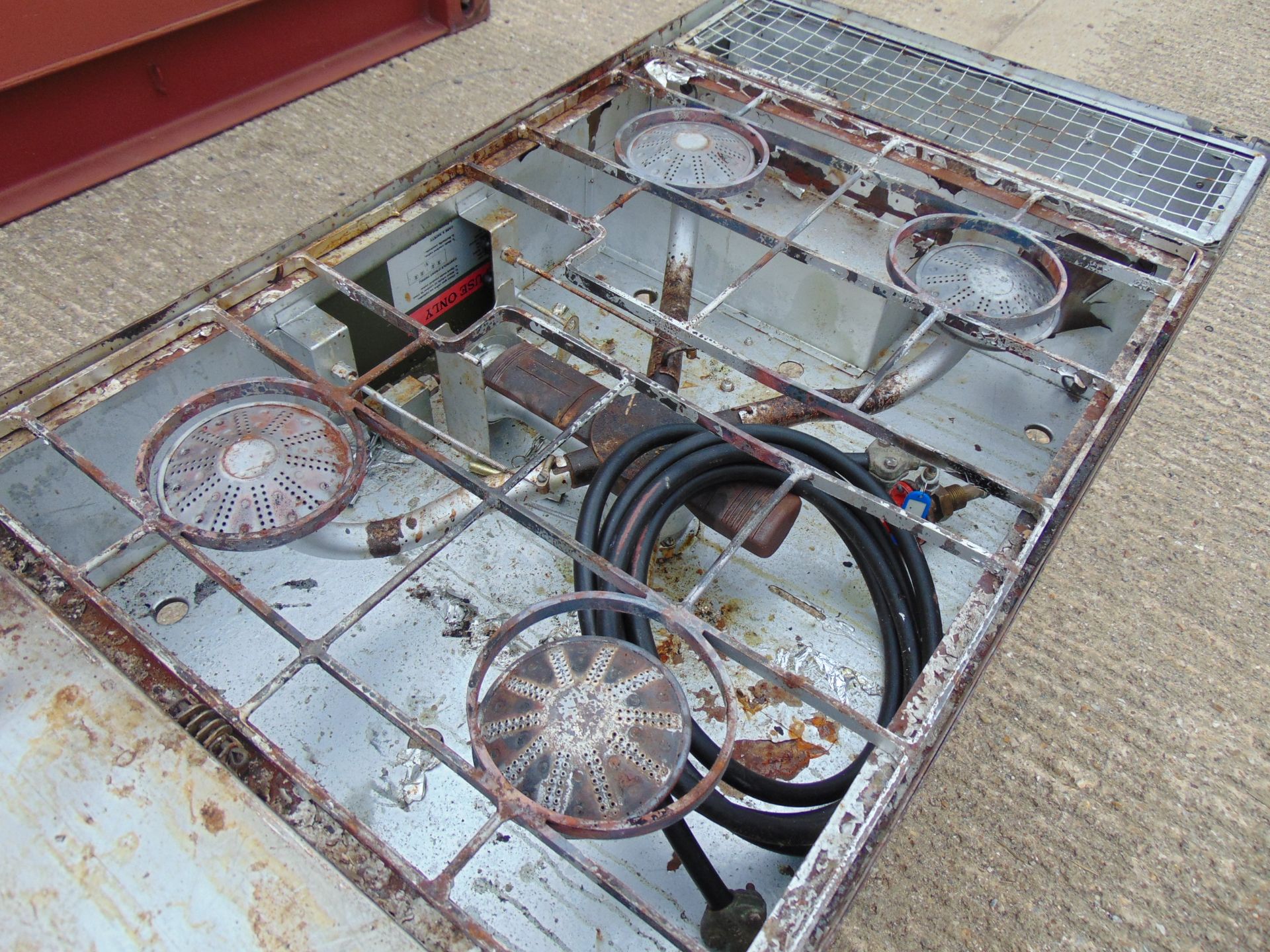 Field Kitchen No5 4 Burner Propane Cooking Stove - Image 3 of 9