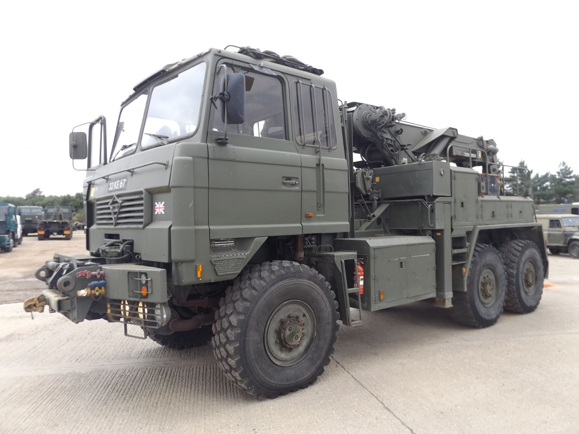 Foden 6x6 Recovery Vehicle which is Complete with Remote and EKA Recovery Tools