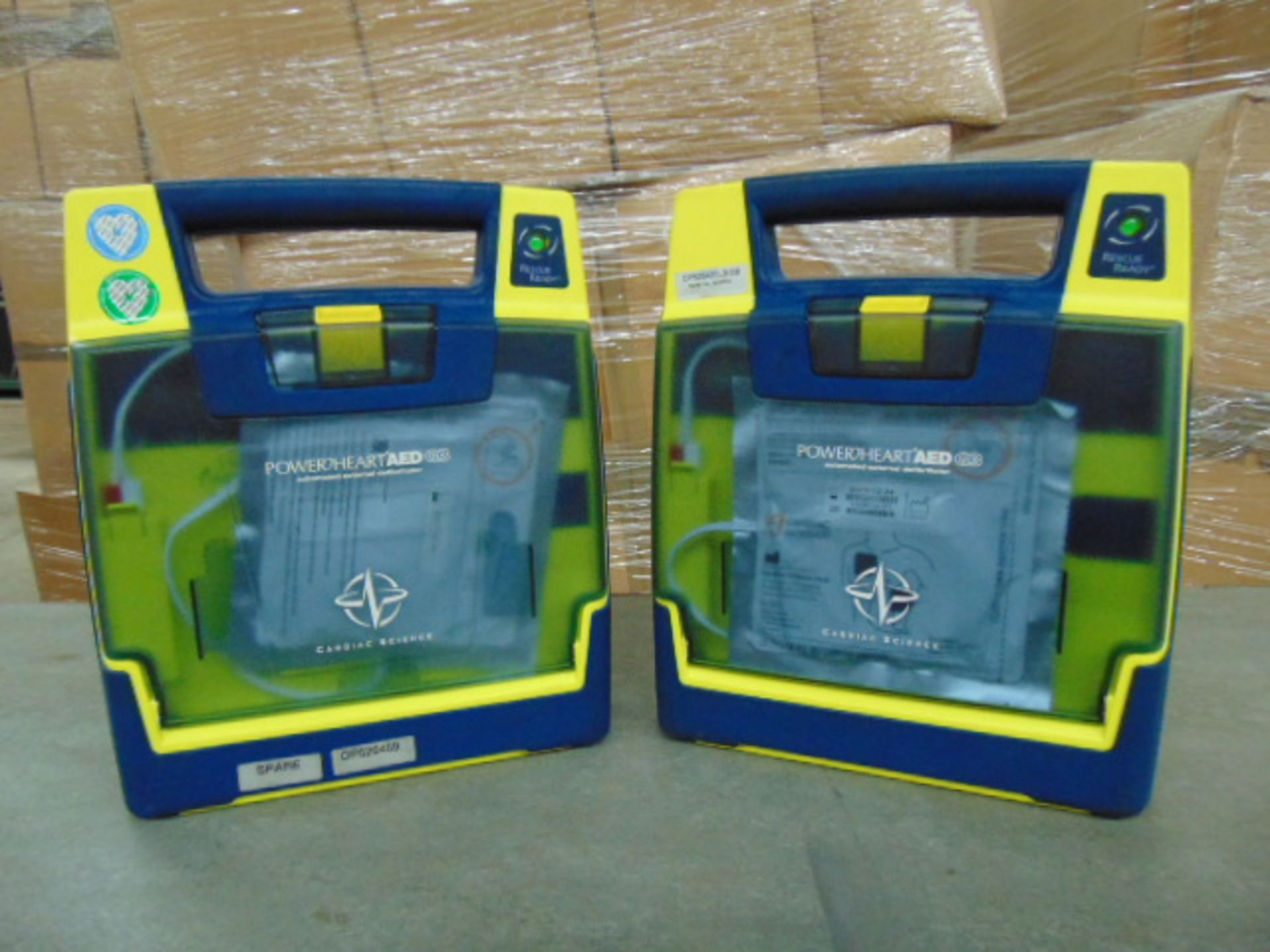 2 x Cardiac Science Powerheart G3 Automatic AED Automatic External Defribrillators