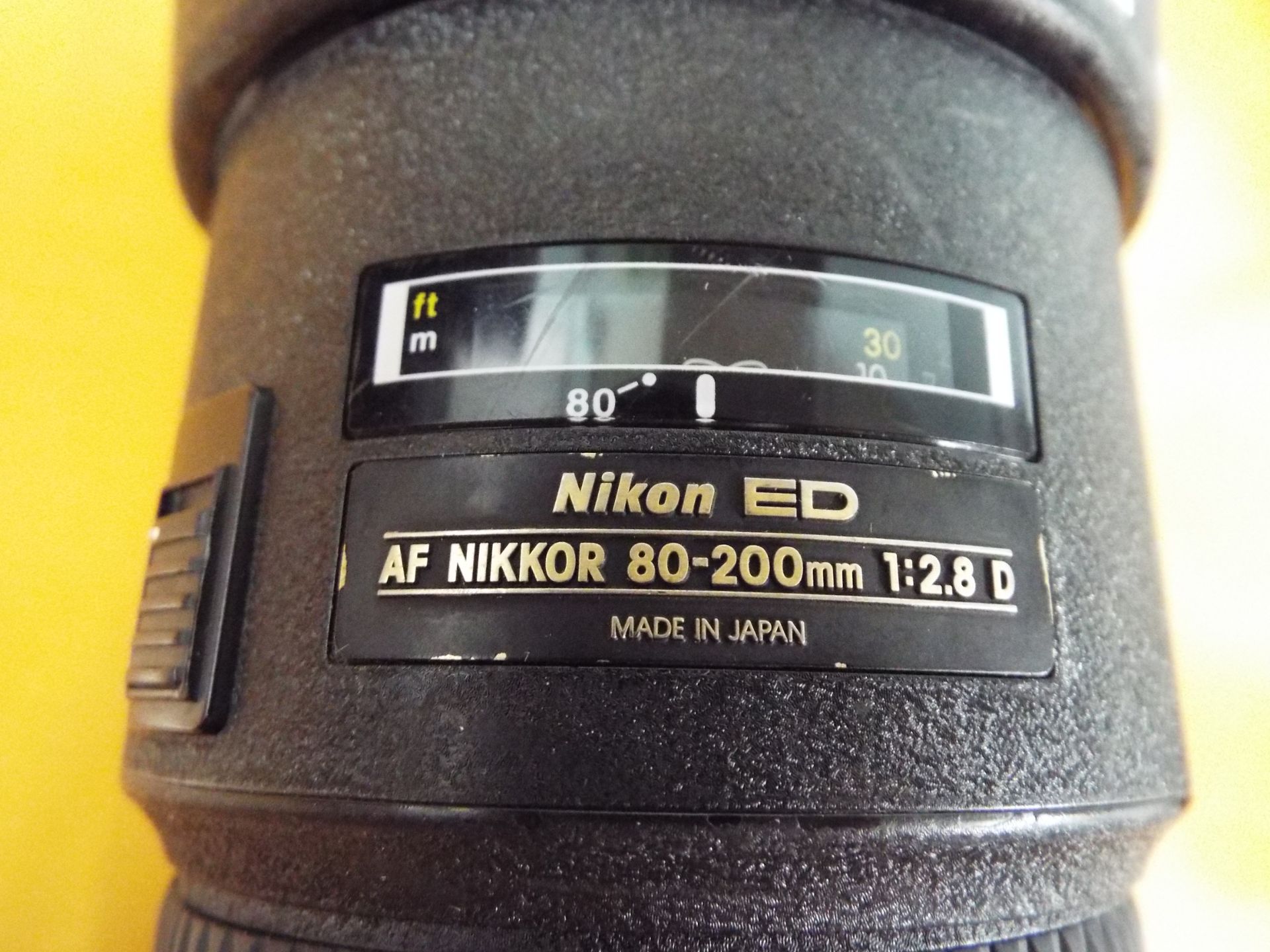 Nikon ED AF Nikkor 80-200mm 1:2.8 D Lense with Leather Carry Case - Image 3 of 7