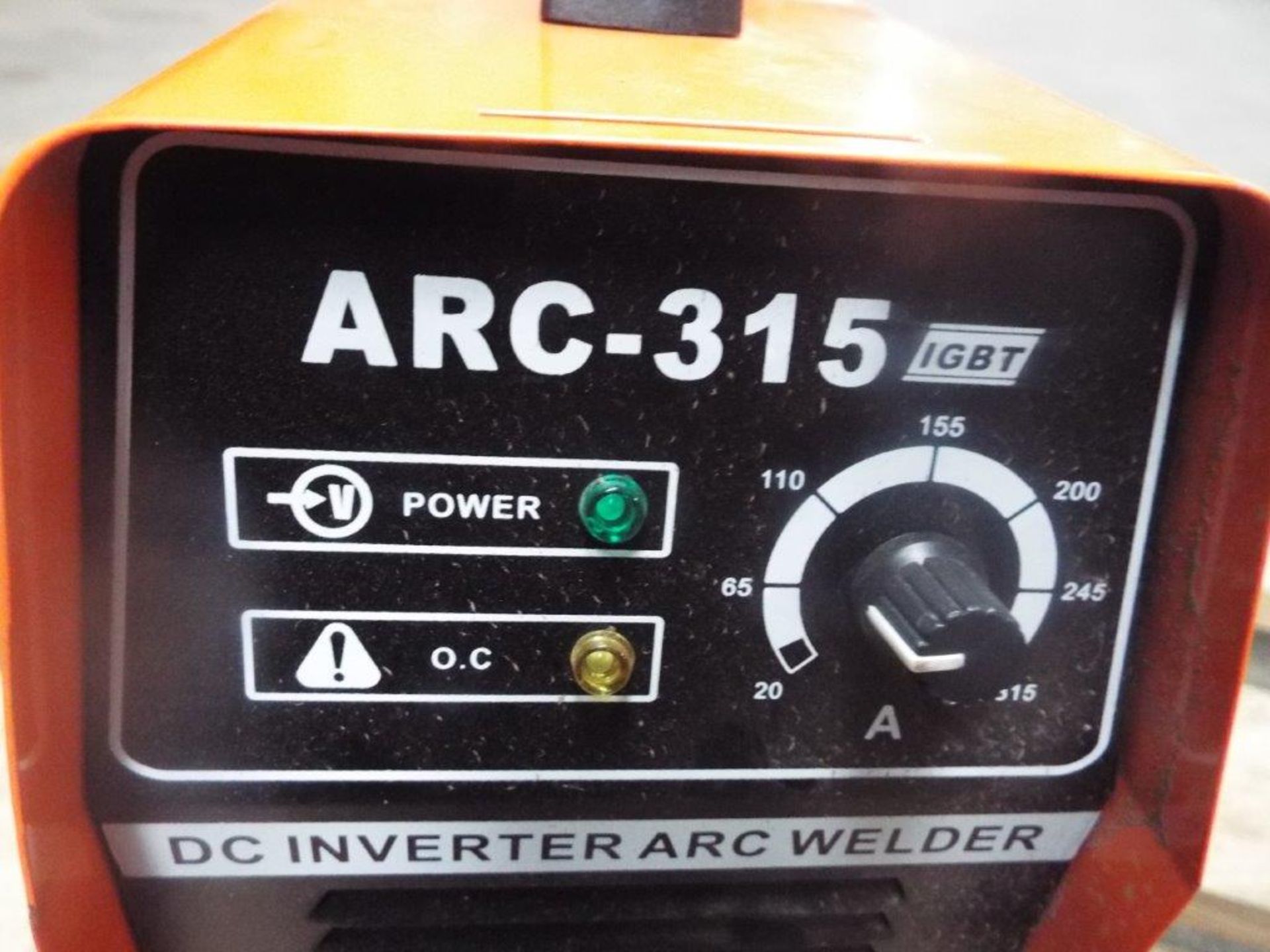 IGBT ARC-315 DC Inverter Arc Welder - Image 3 of 7