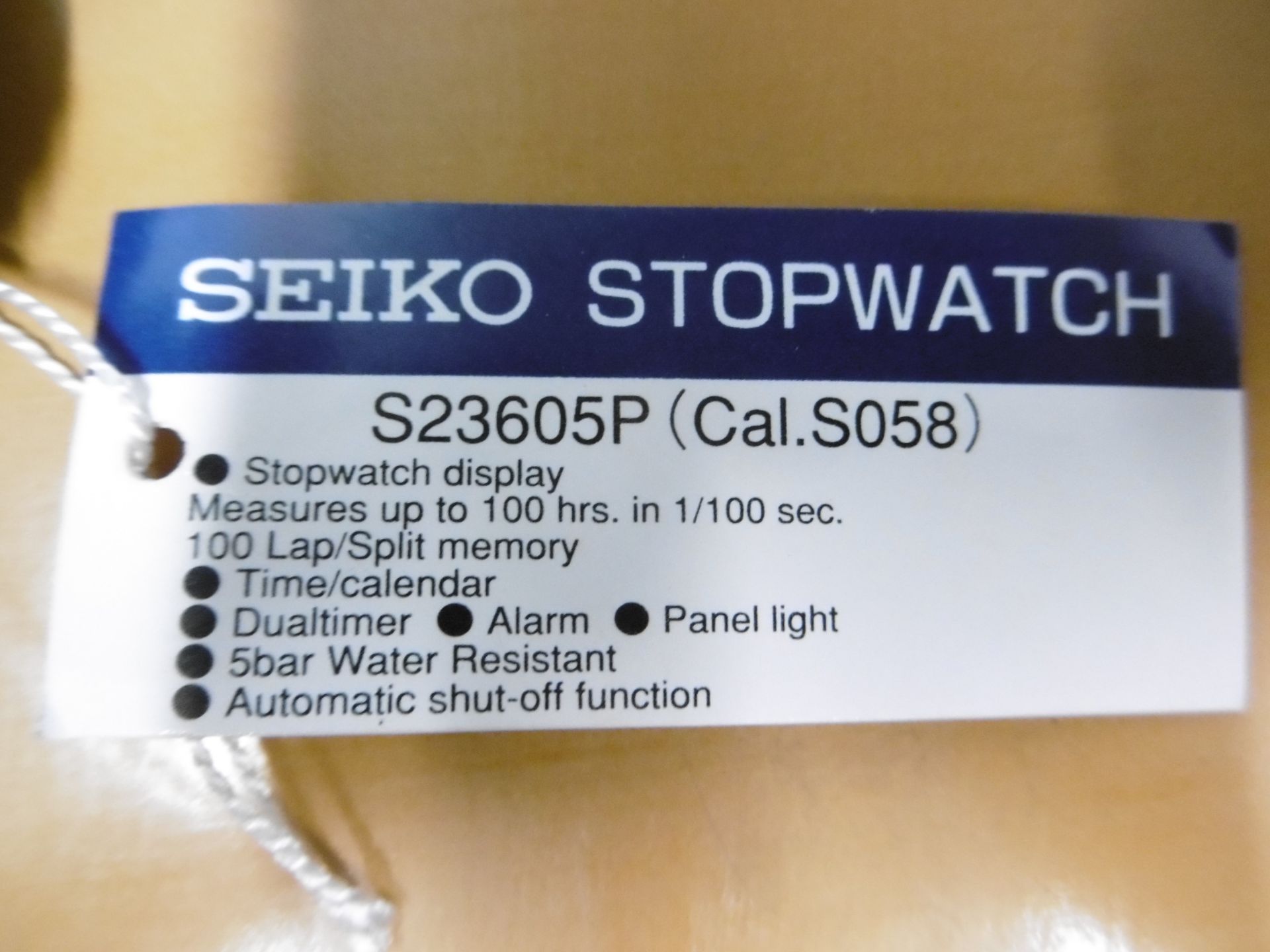 Seiko Cal. S058 Stopwatch - Image 3 of 4