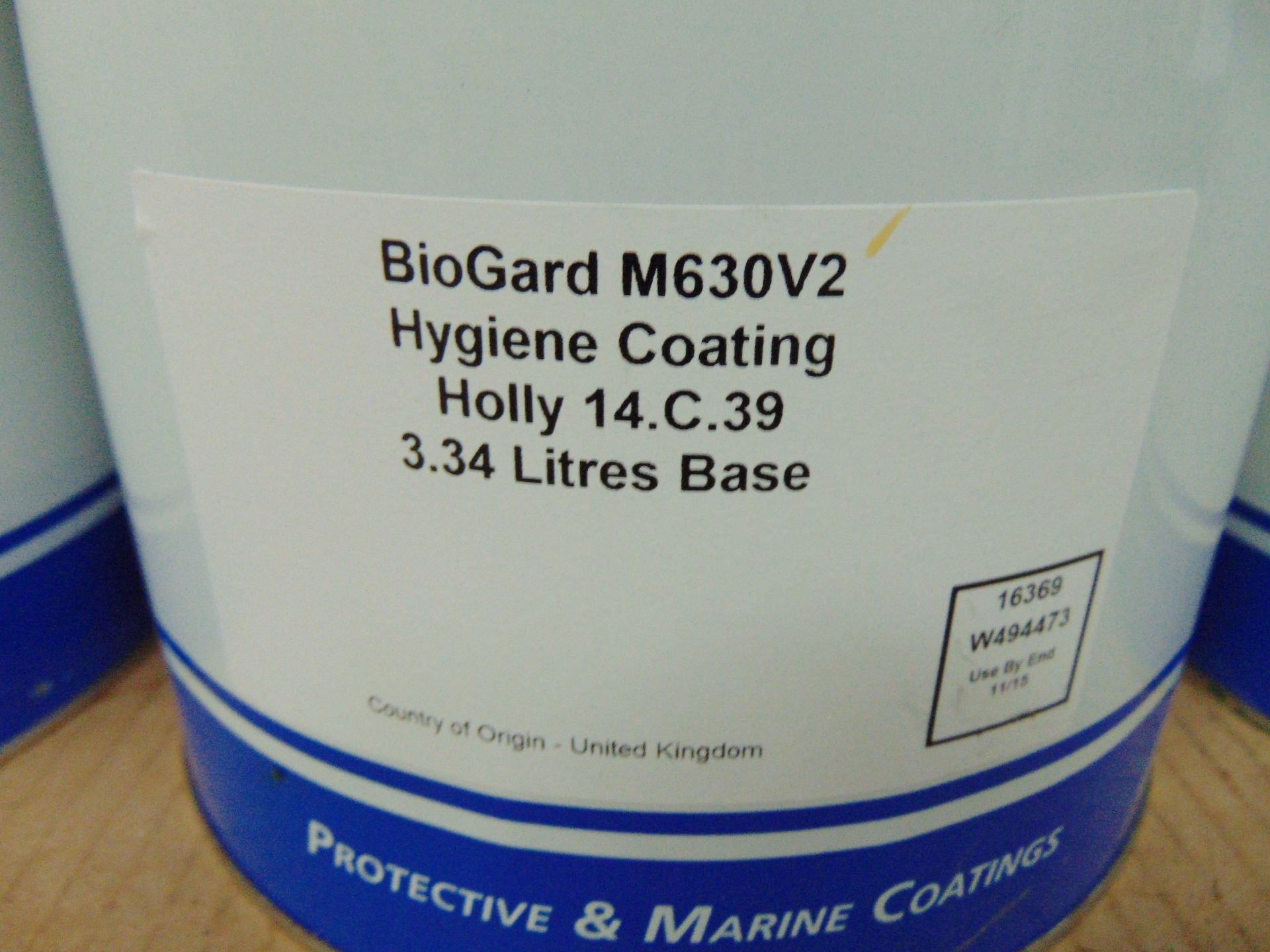 8 x Unissued Sherwin-Williams M630V2 2 Pack 4.34L BioGard Hygiene Coating Gloss - Image 3 of 4