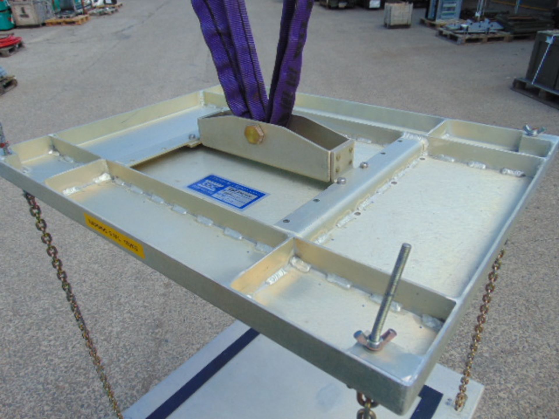 6 x Heavy Duty 100Kg Aluminium Lifting/Hanging Platforms - Image 3 of 7