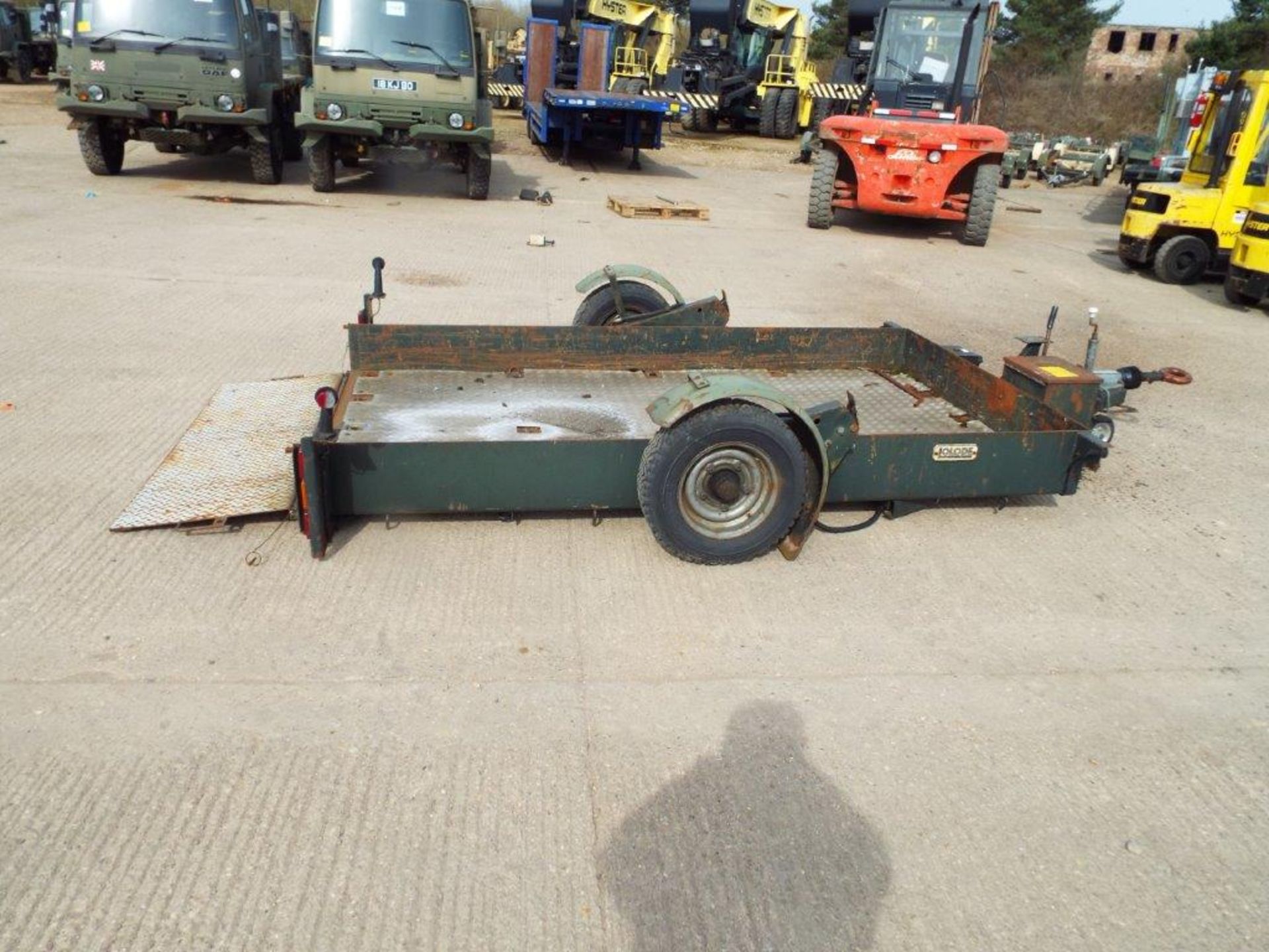 Single Axle Lolode King Hydraulic Lowering Trailer - Image 9 of 18