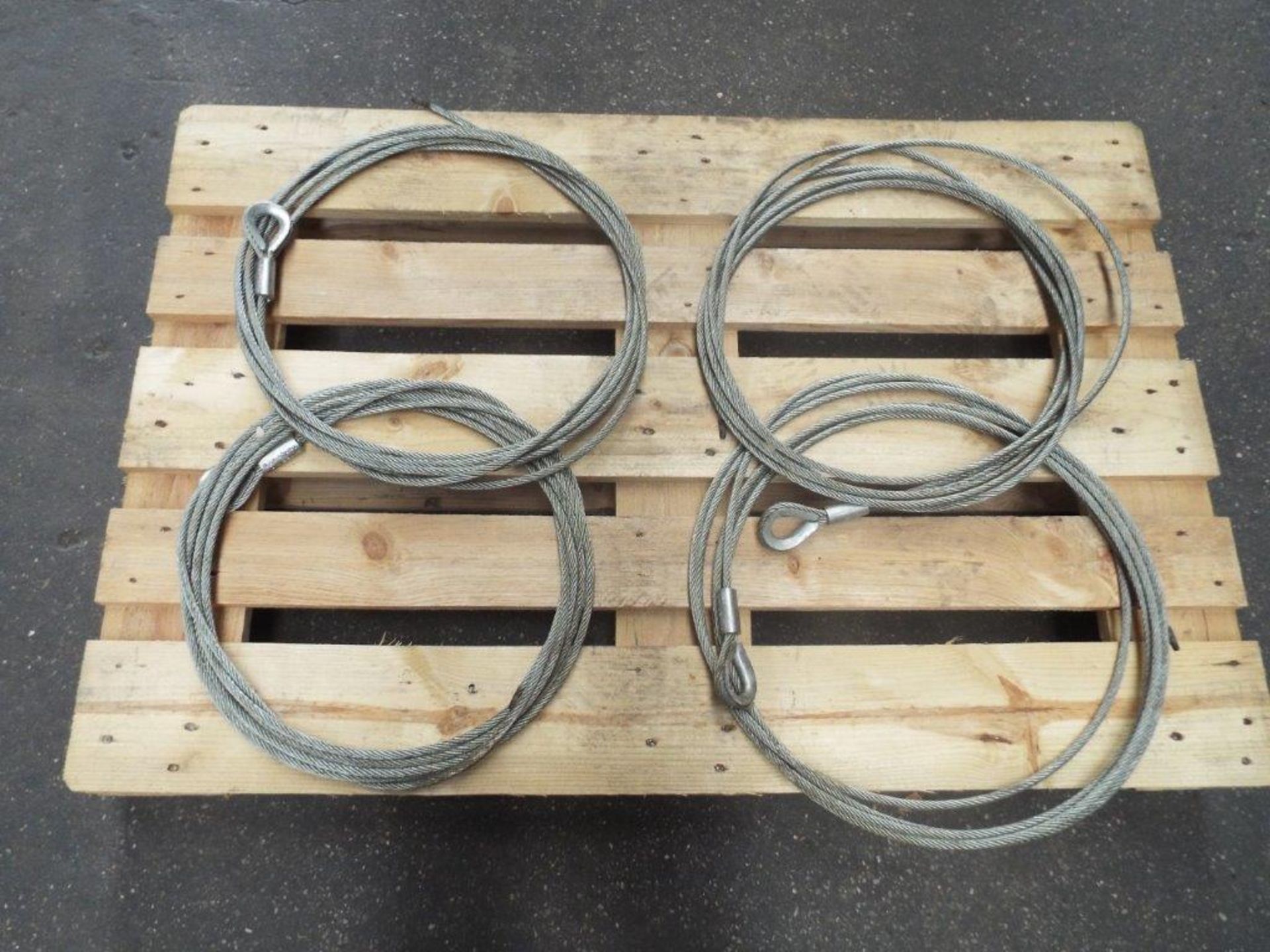 4 x 5.84T MBL Wire Winch Ropes