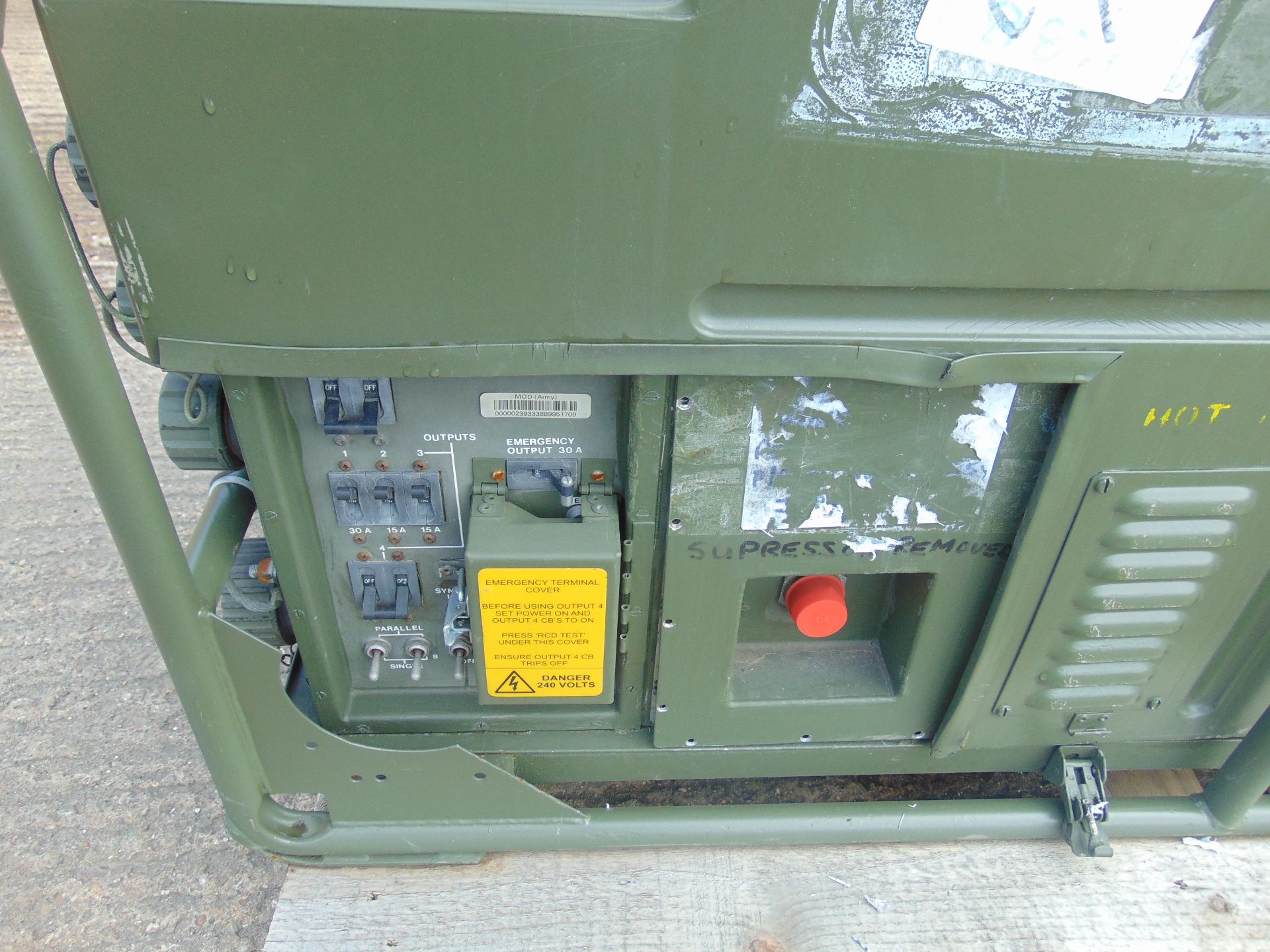 Lister Petter Air Log 4169 A 5.6 KVA Diesel Generator - Bild 12 aus 17