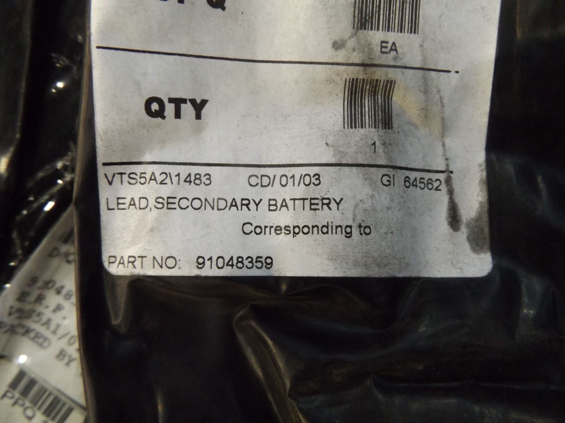 16 x Bedford Secondary Battery Lead with Terminals and Cover P/No 91048359 - Bild 5 aus 5