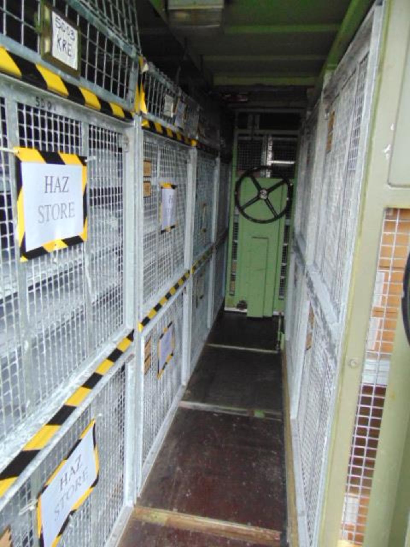 20ft ISO Shipping Container complete with fitted internal roller racking storage system - Image 7 of 13