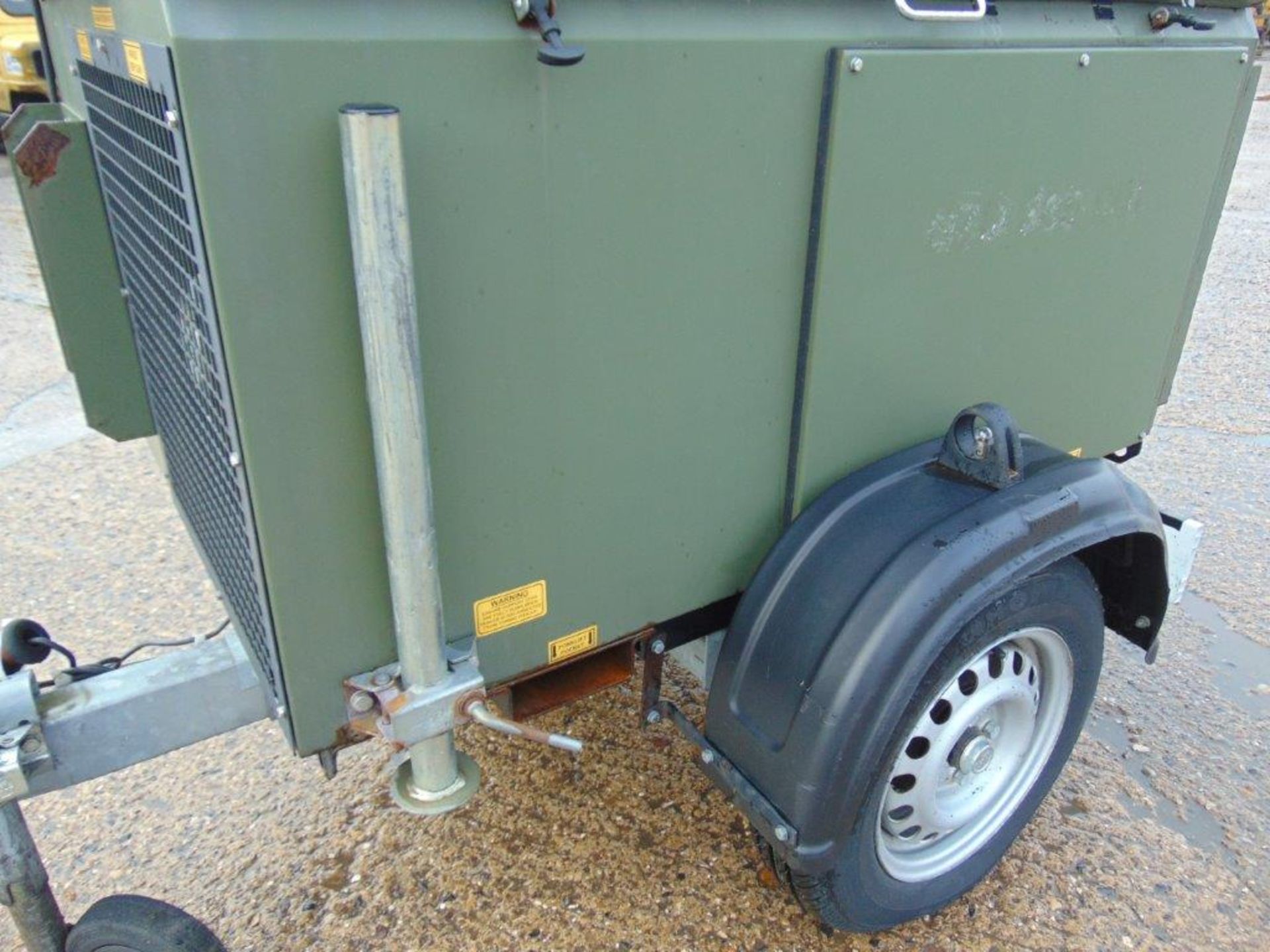 EX RESERVE Crestchic 120kw Resistive Load Bank Mounted on a single axle Trailer - Image 10 of 15