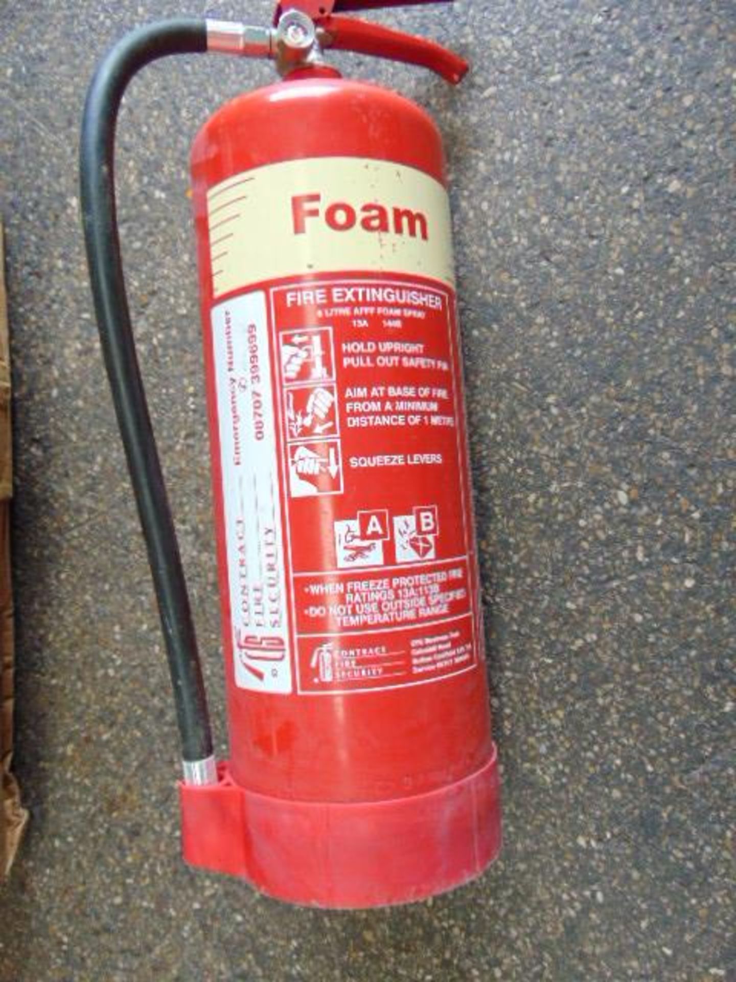 5 x Unissued 6 Litre AFFF Foam Fire Extinguishers - Image 2 of 4