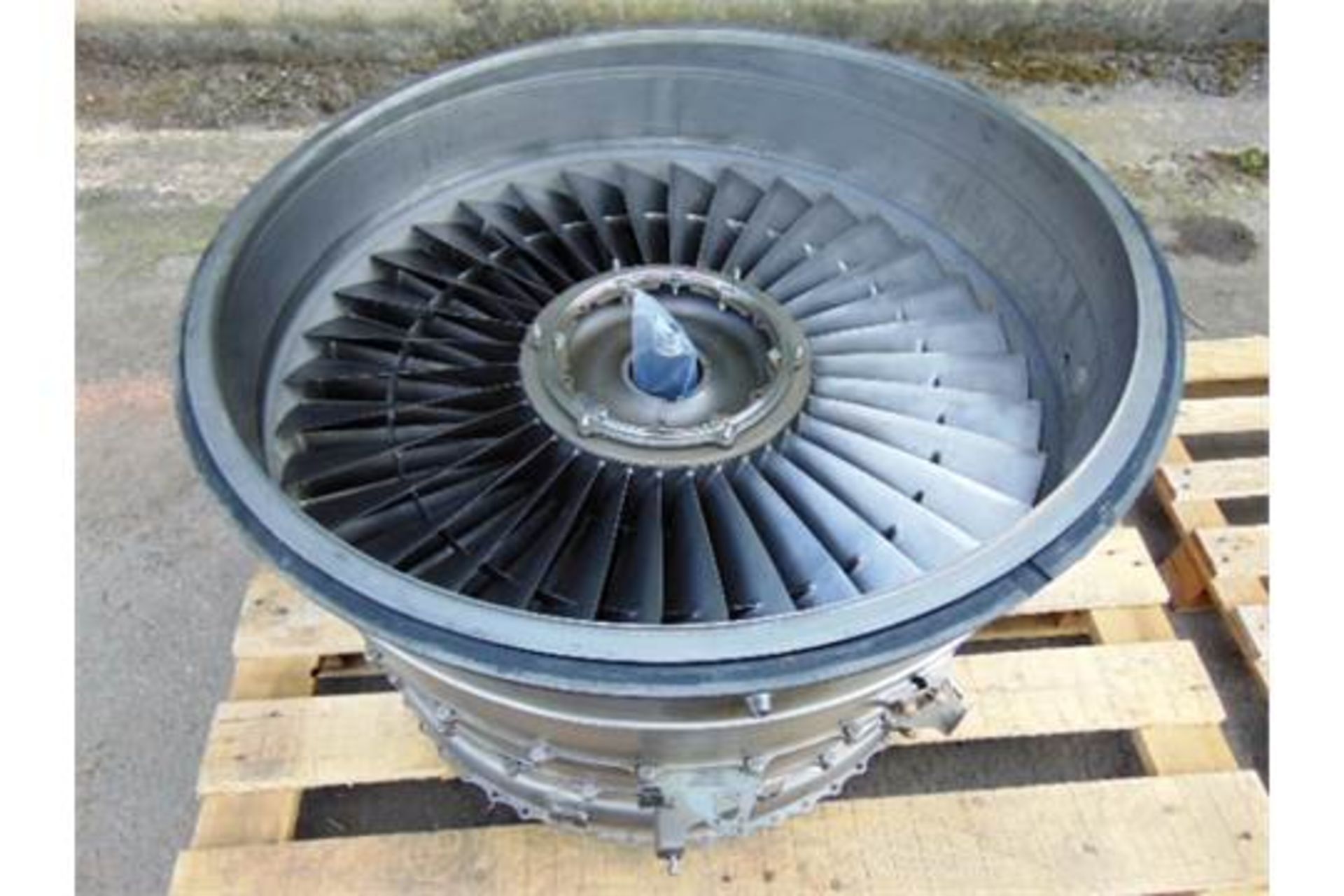 Tornado Supersonic Fighter LP1 Jet Engine Rolls Royce RB199 Titanium Main Fan Assy