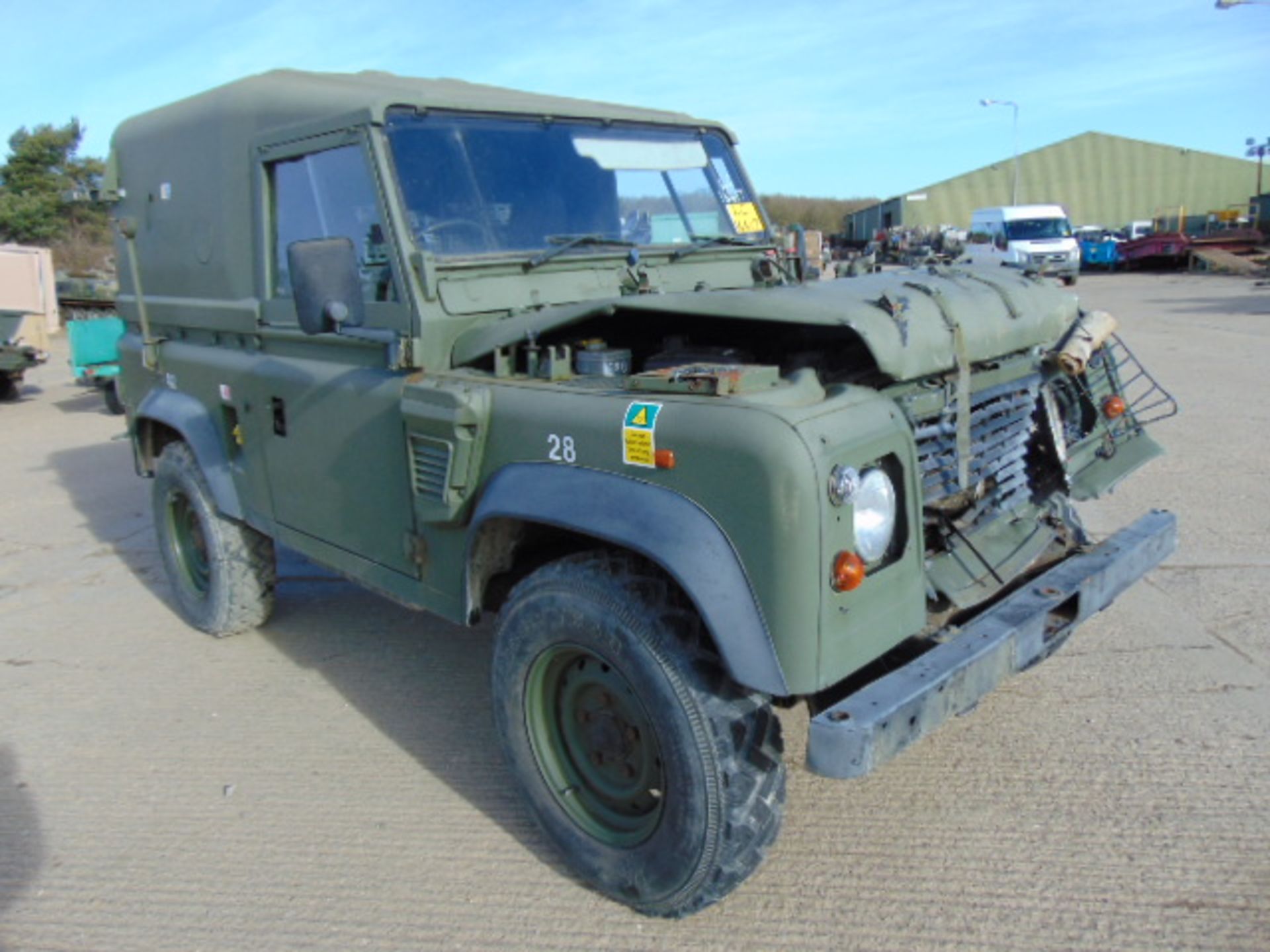 Military Specification Land Rover Wolf 90 Hard Top FFR