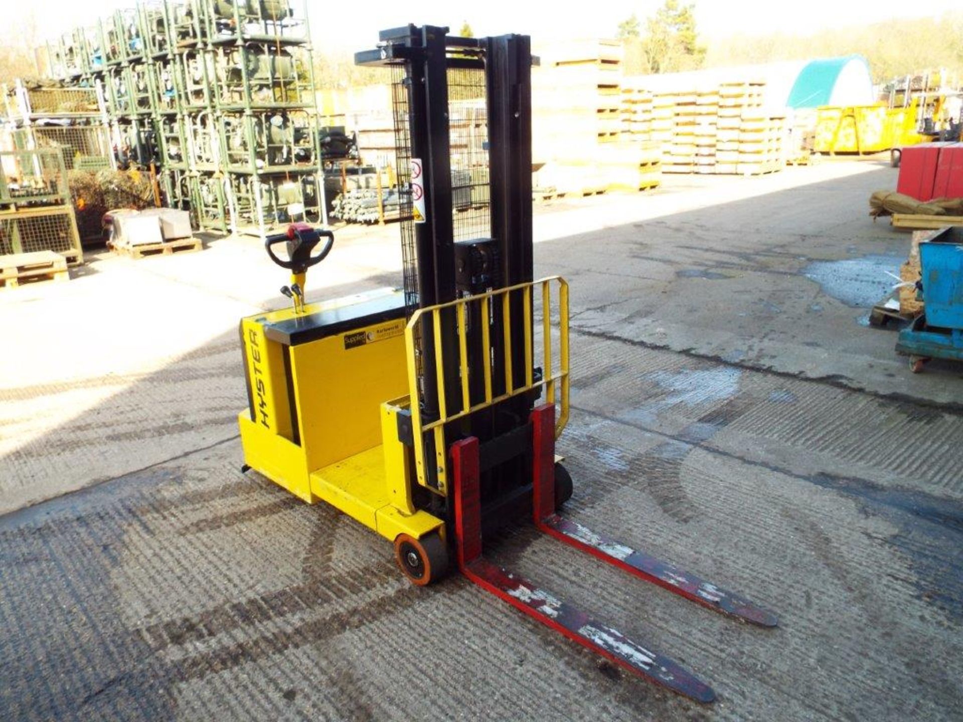 Hyster S1.2C Electric Counterbalanced Pedestrian Stacker - ONLY 24.6 hours! - Image 2 of 25