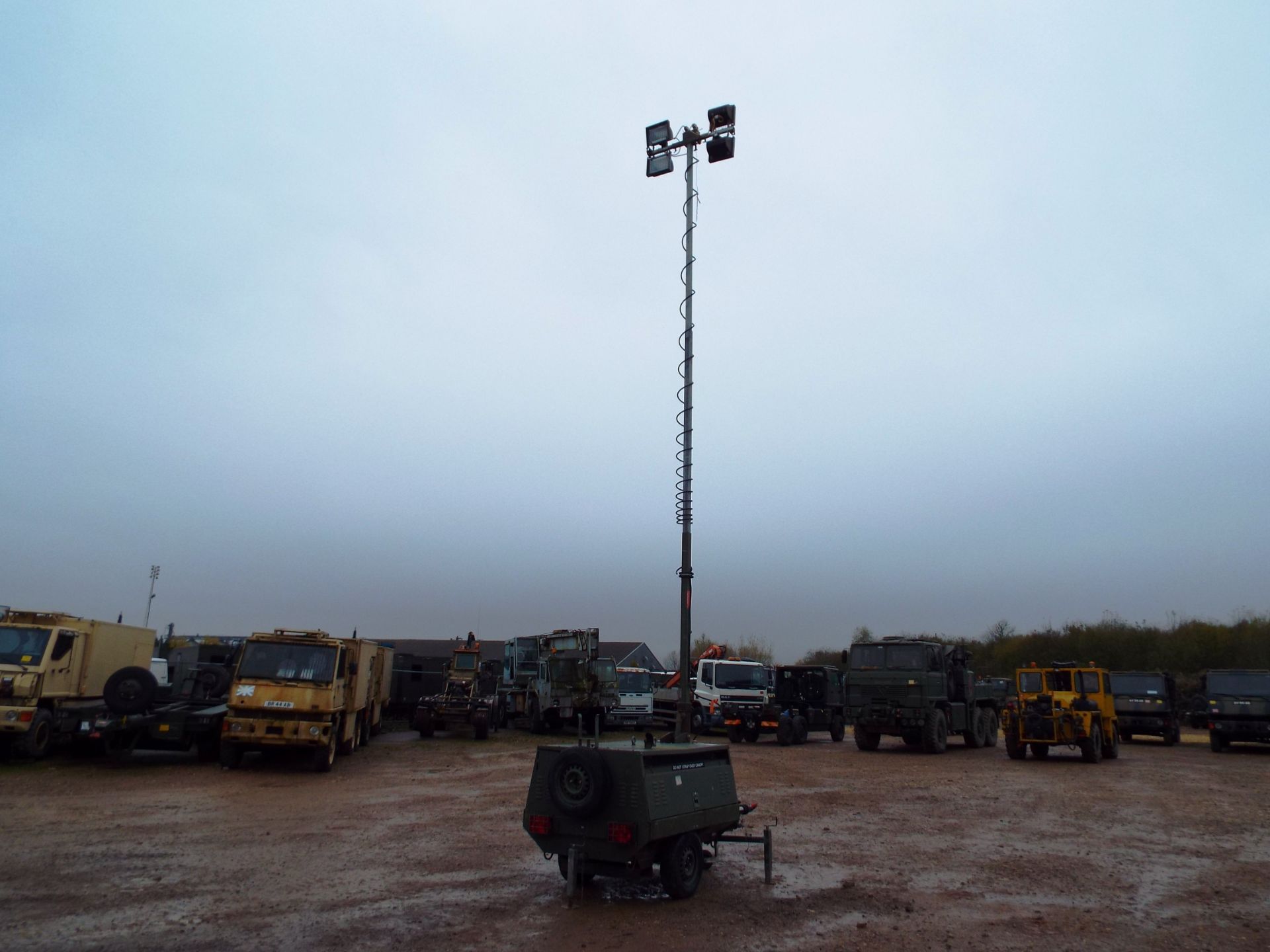 HyLite Kubota powered Trailer Mounted 9MTR Lighting Tower - Image 6 of 24