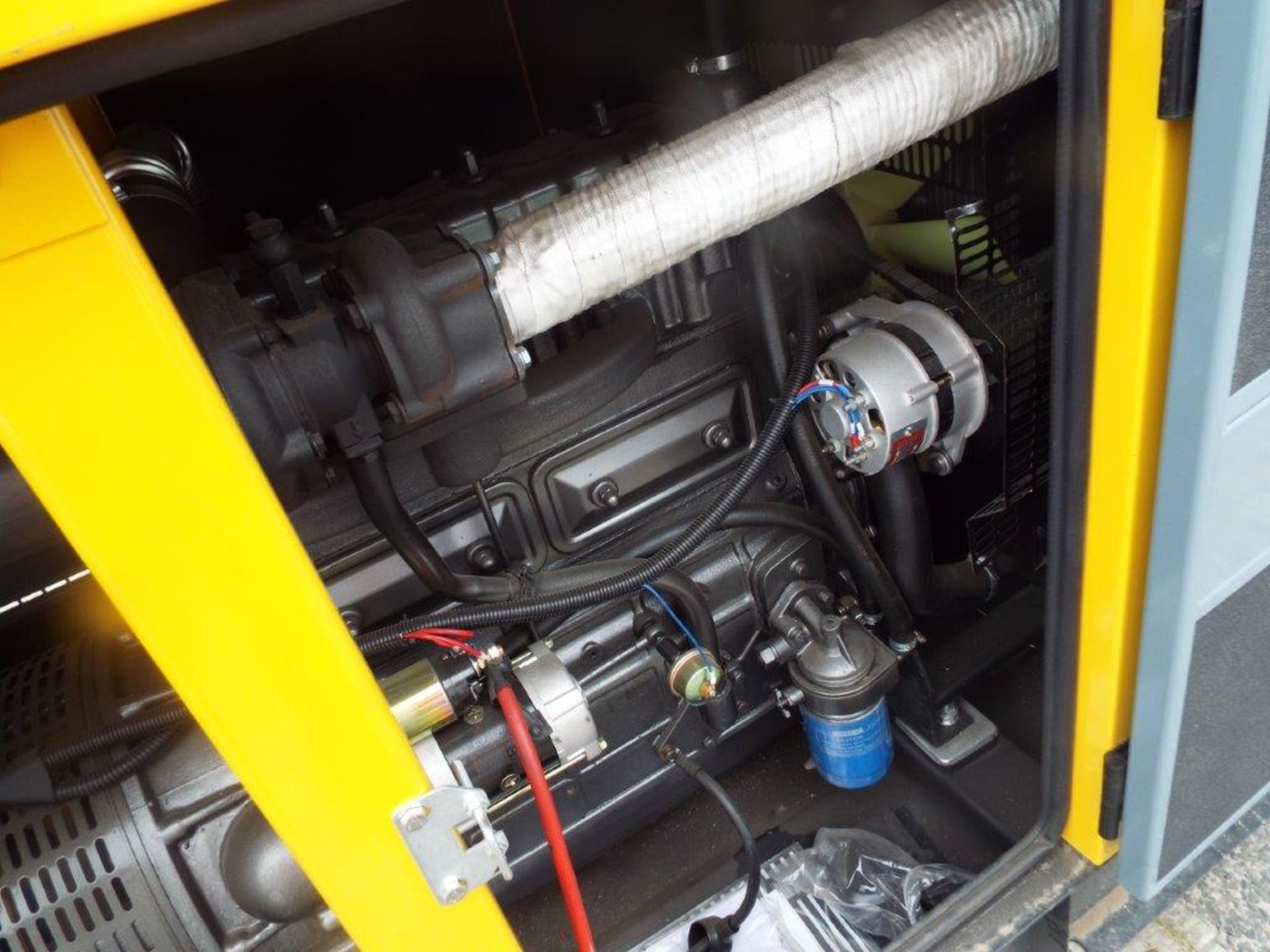 UNISSUED WITH TEST HOURS ONLY 70 KVA 3 Phase Silent Diesel Generator Set - Image 3 of 16