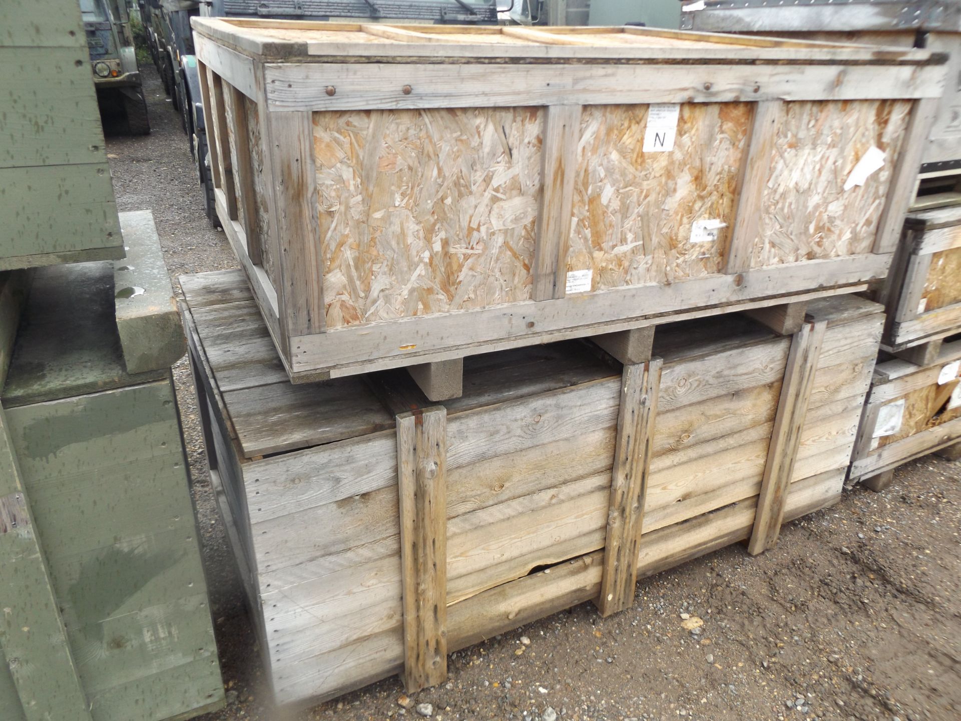 8 x Assorted Large Wooden Packing Crates - Bild 4 aus 5