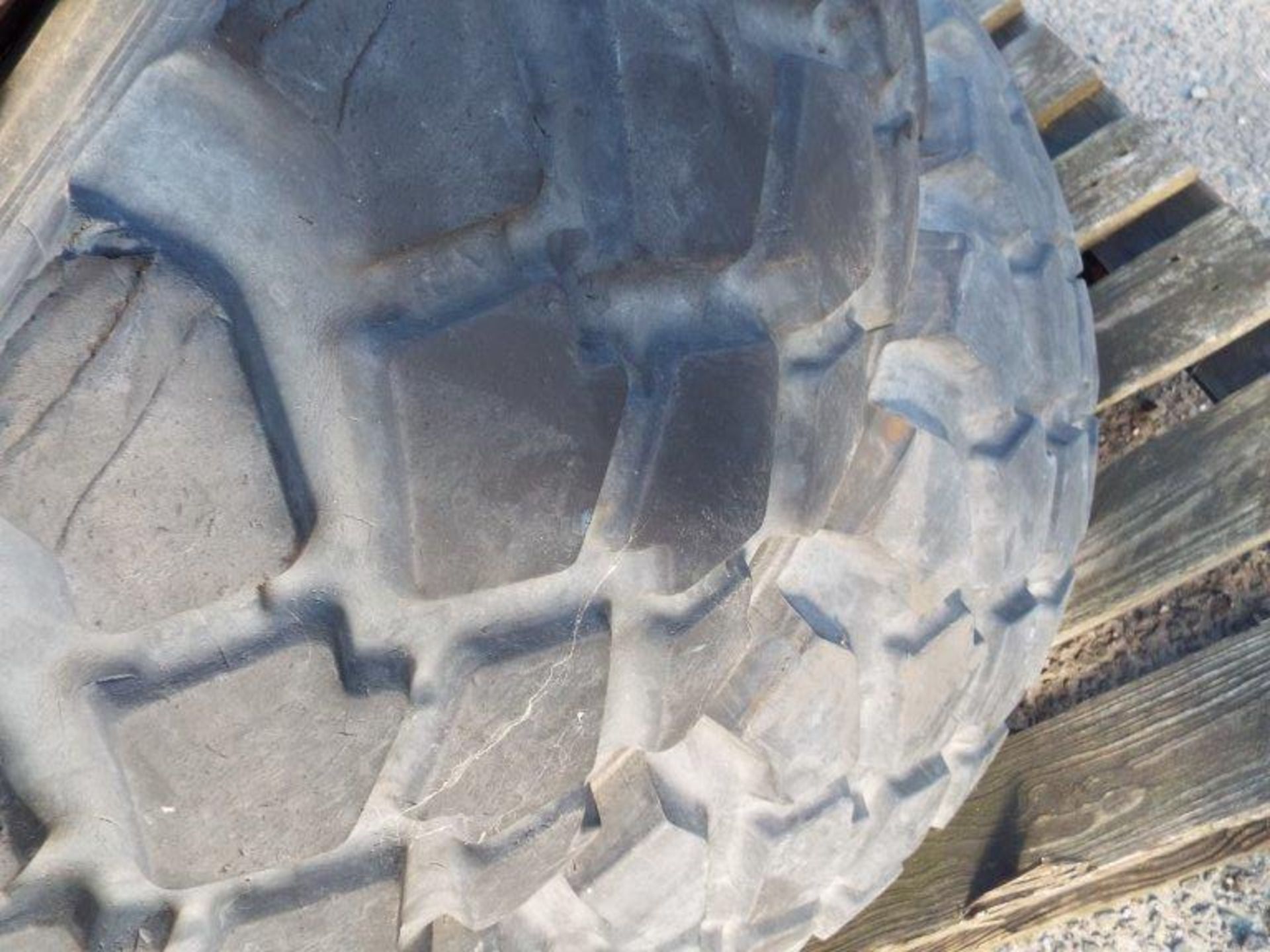 3 x Michelin XZL335/80 R20 Tyres with 10 Stud Rims - Image 3 of 8