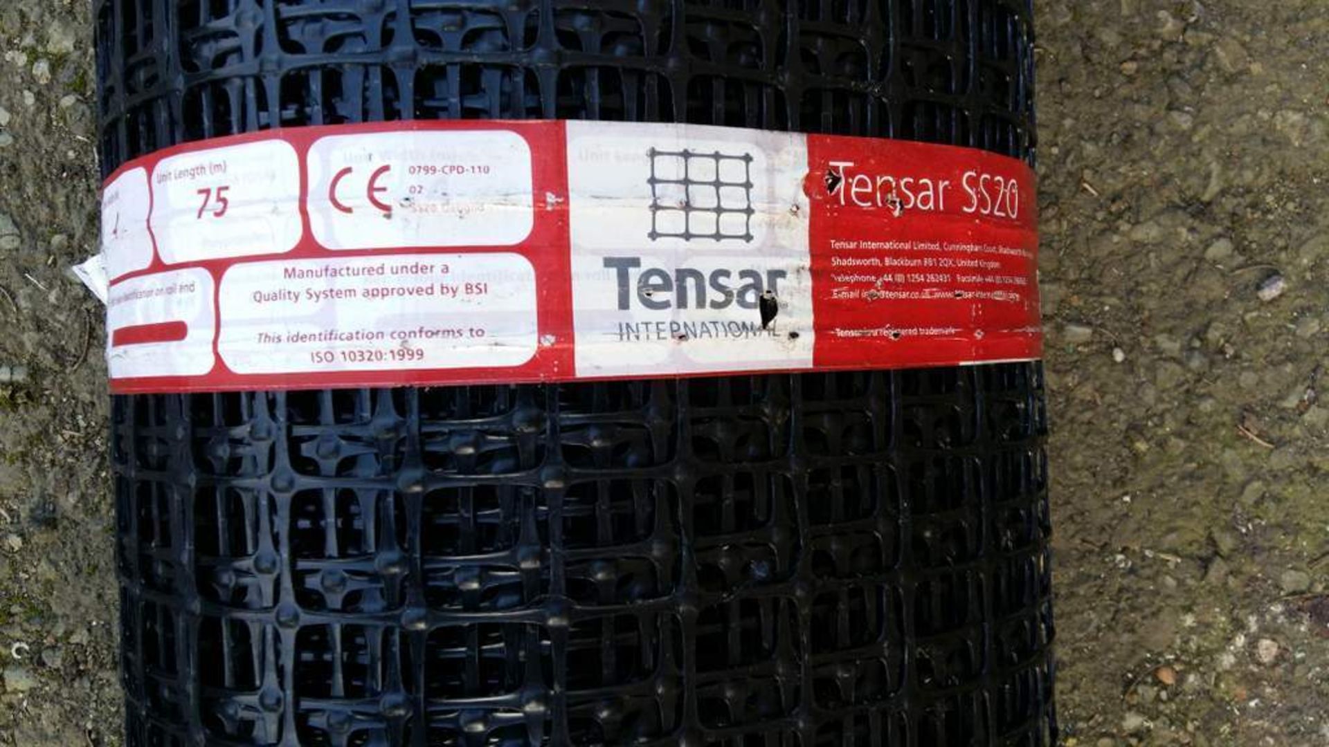 UNISSUED Tensar SS20 Geogrid Ground Foundation Reinforcement Roll 4m x 75m - Image 5 of 7