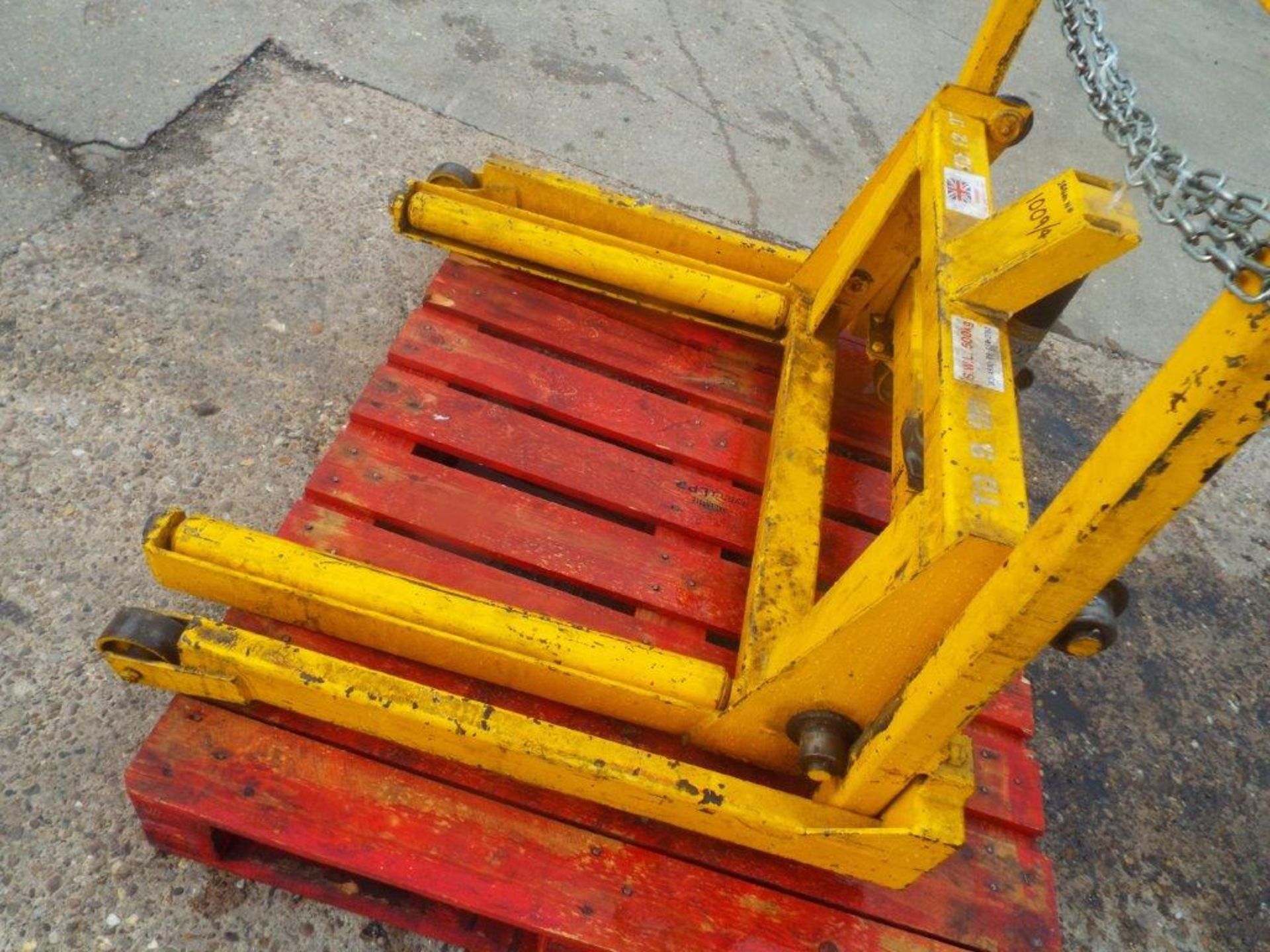 Gilson Engineering 500Kg Tyre Moving Trolley - Image 3 of 8