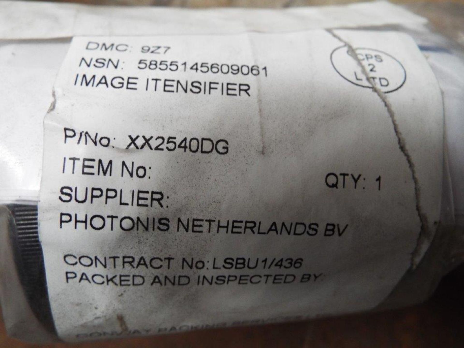 Photonis XR5 XX2540DG Image Intensifier / Night Vision Tube - Image 8 of 9