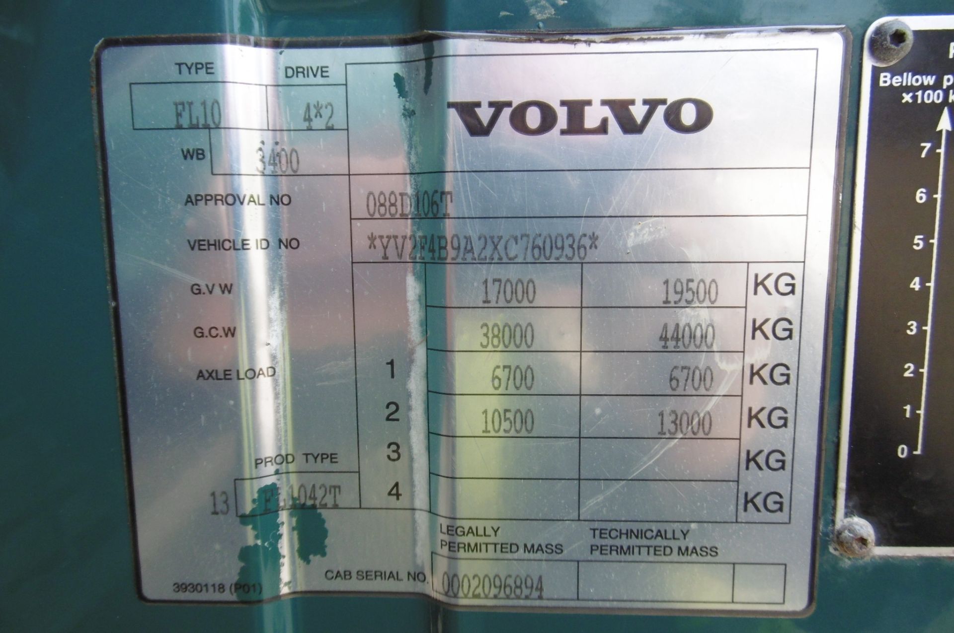 Volvo FL10 40ton 4x2 Tractor unit 24,814 km - Image 17 of 17