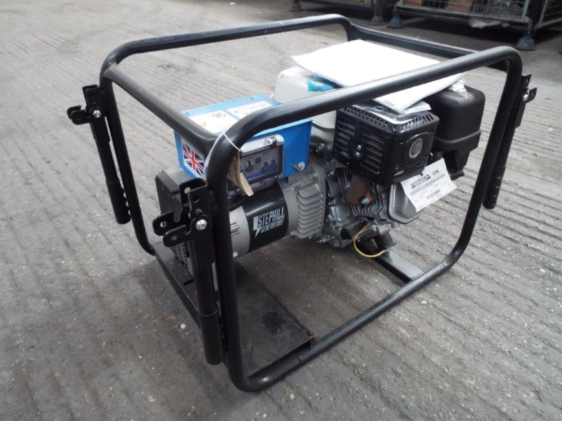 Unissued Honda GX270 Powered Stephill Generators 5.0 kVA, 4.0KW Petrol Generator